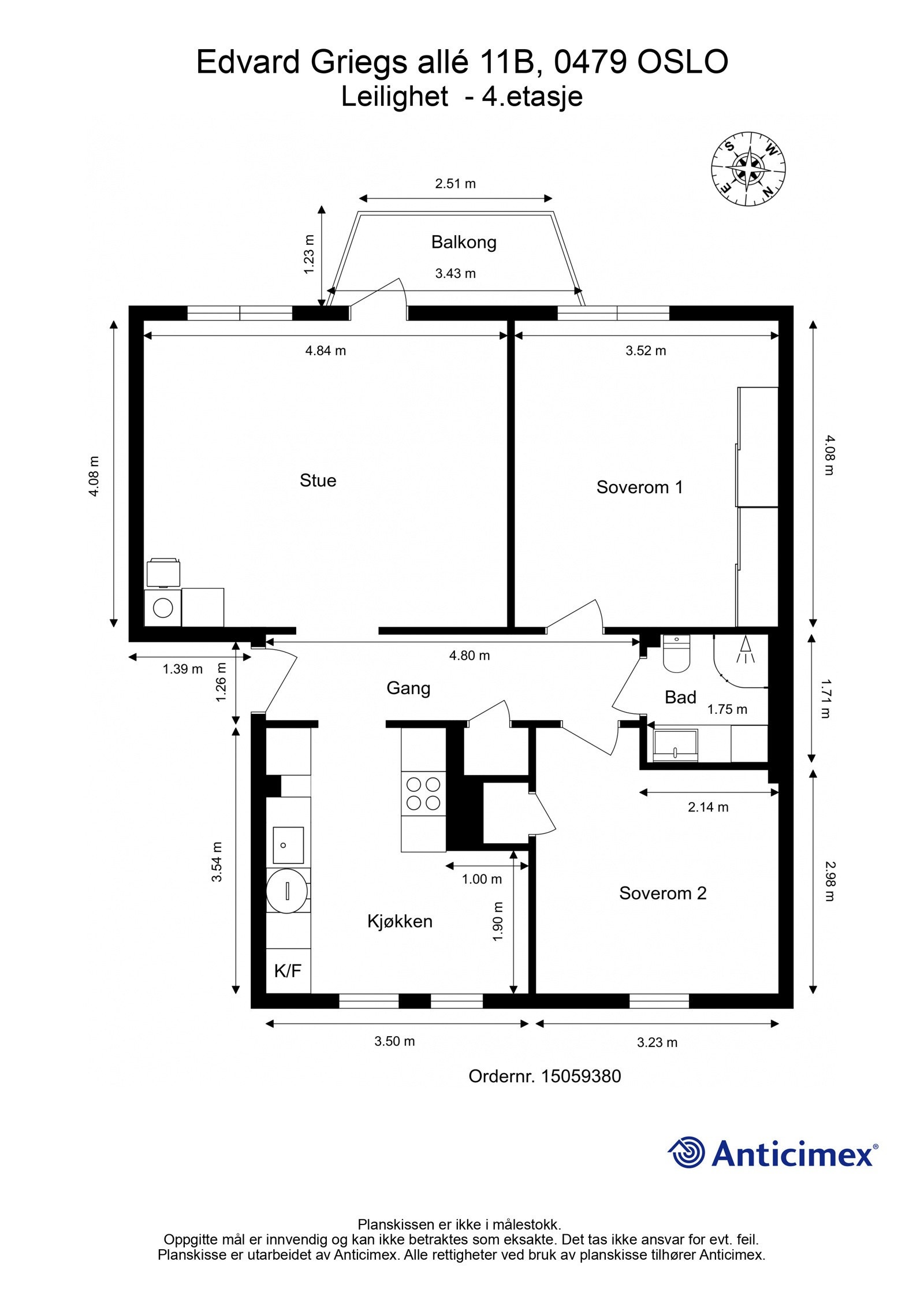 Planskisse Galleribilde