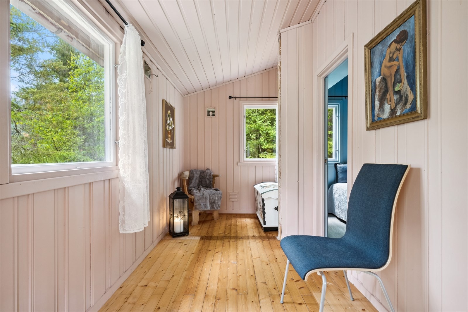 Denne hytta har også to soverom. Galleribilde