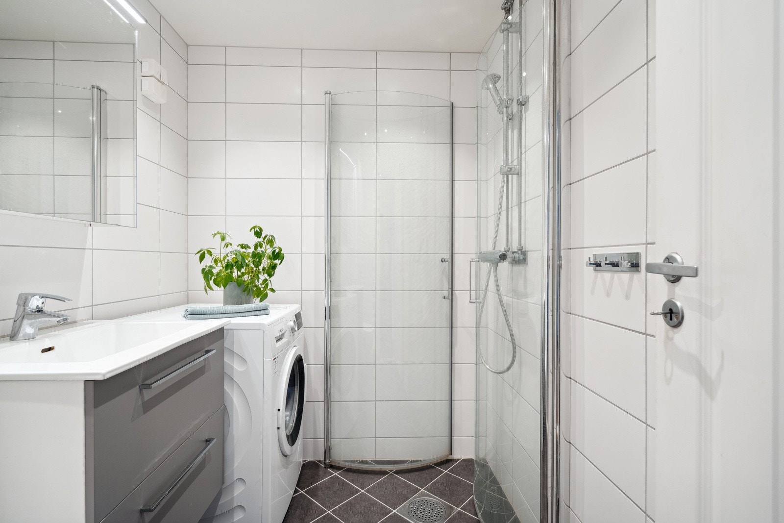 Badet er pusset opp i regi av borettslaget i 2020 Galleribilde