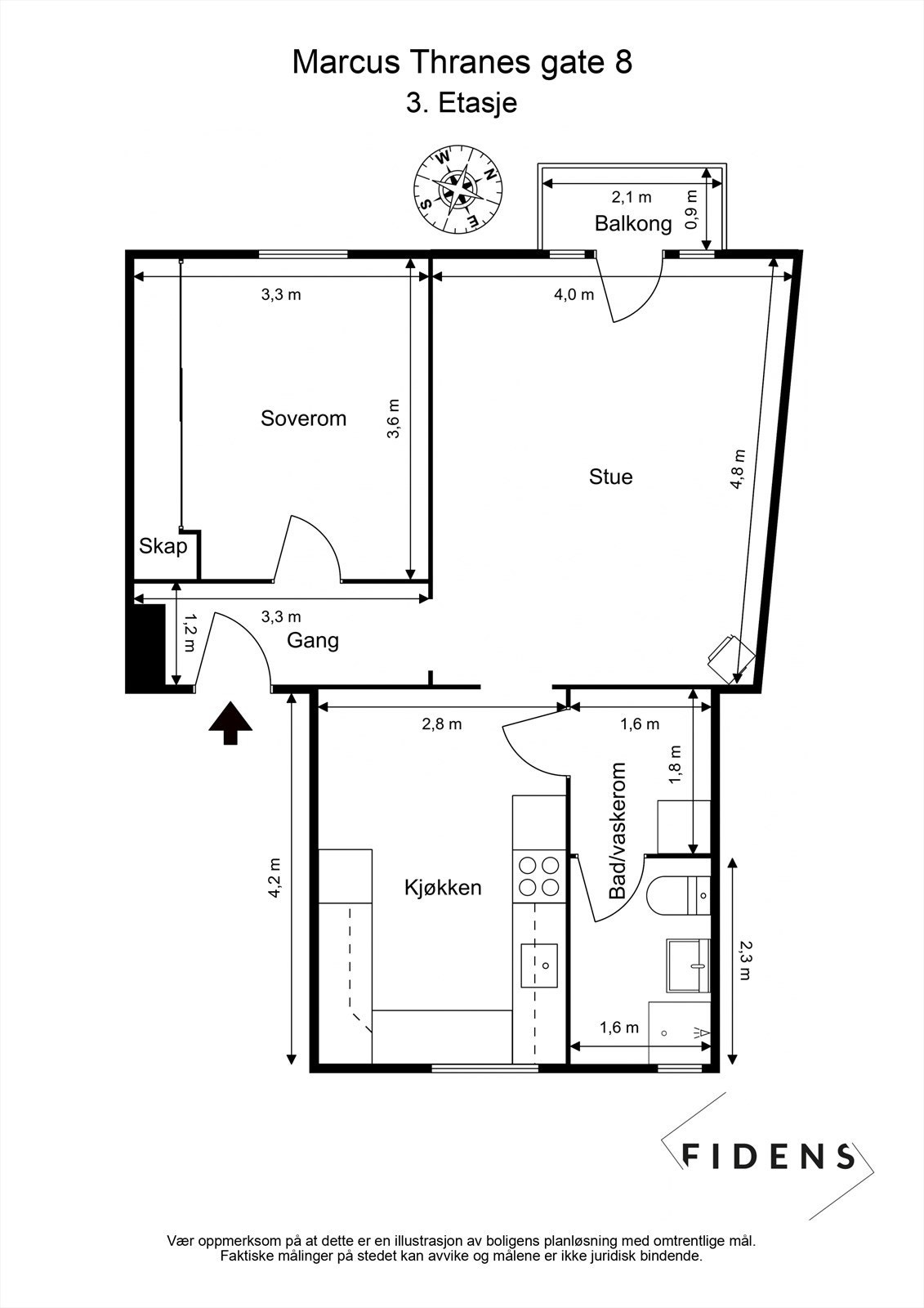 Plantegning Galleribilde