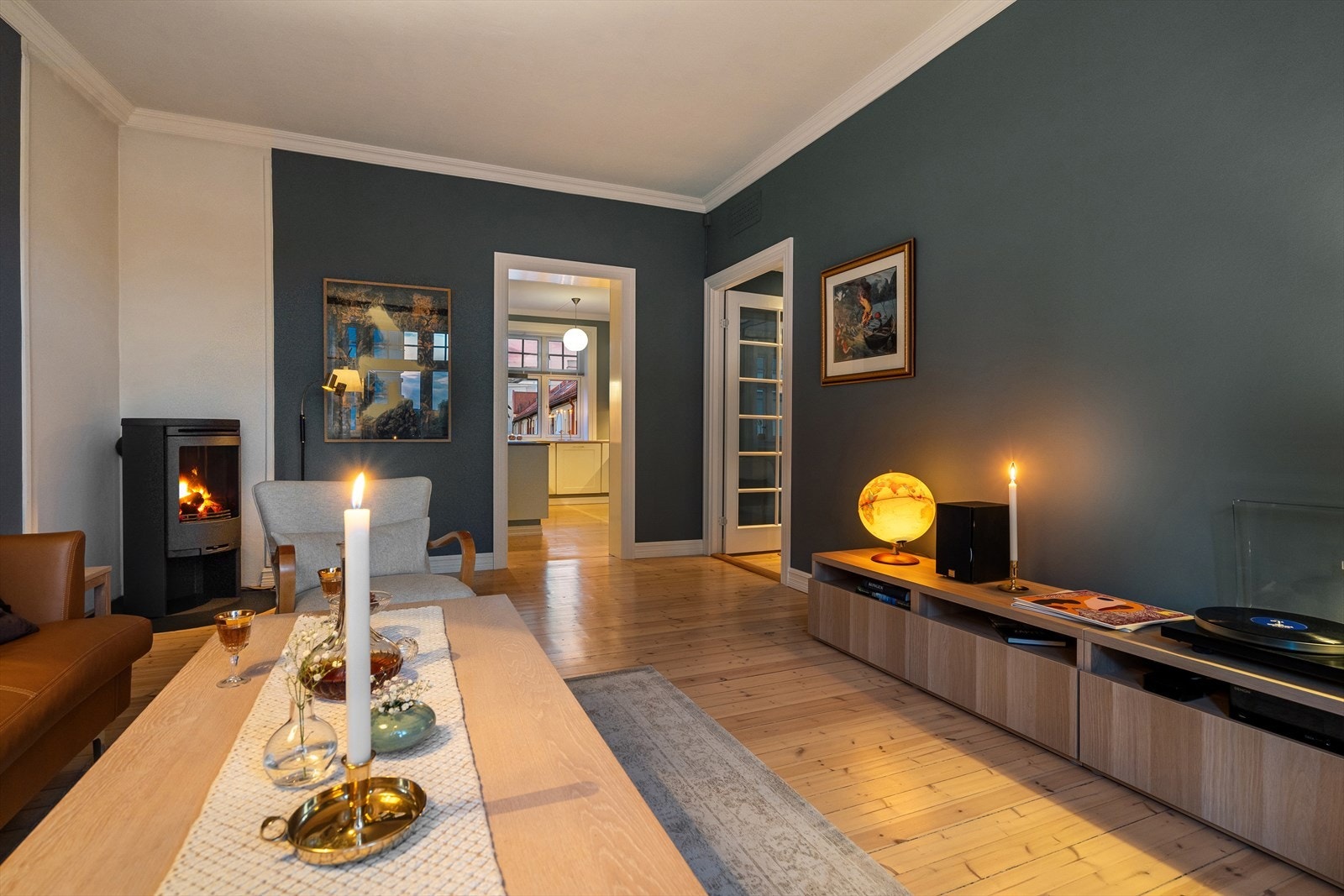 Planløsningen i rommet gjør det enkelt å innrede Galleribilde