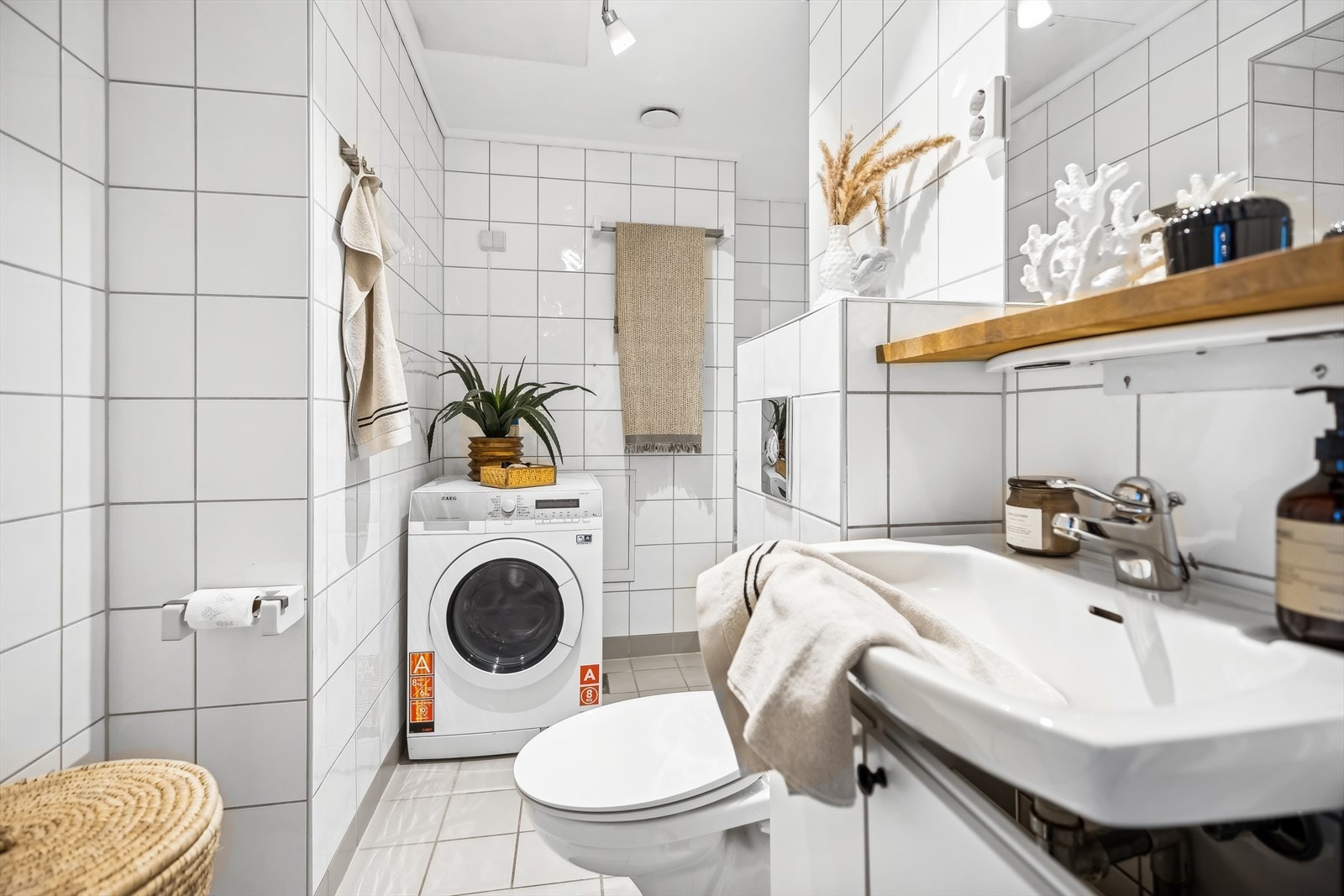 Opplegg for vaskemaskin. Galleribilde