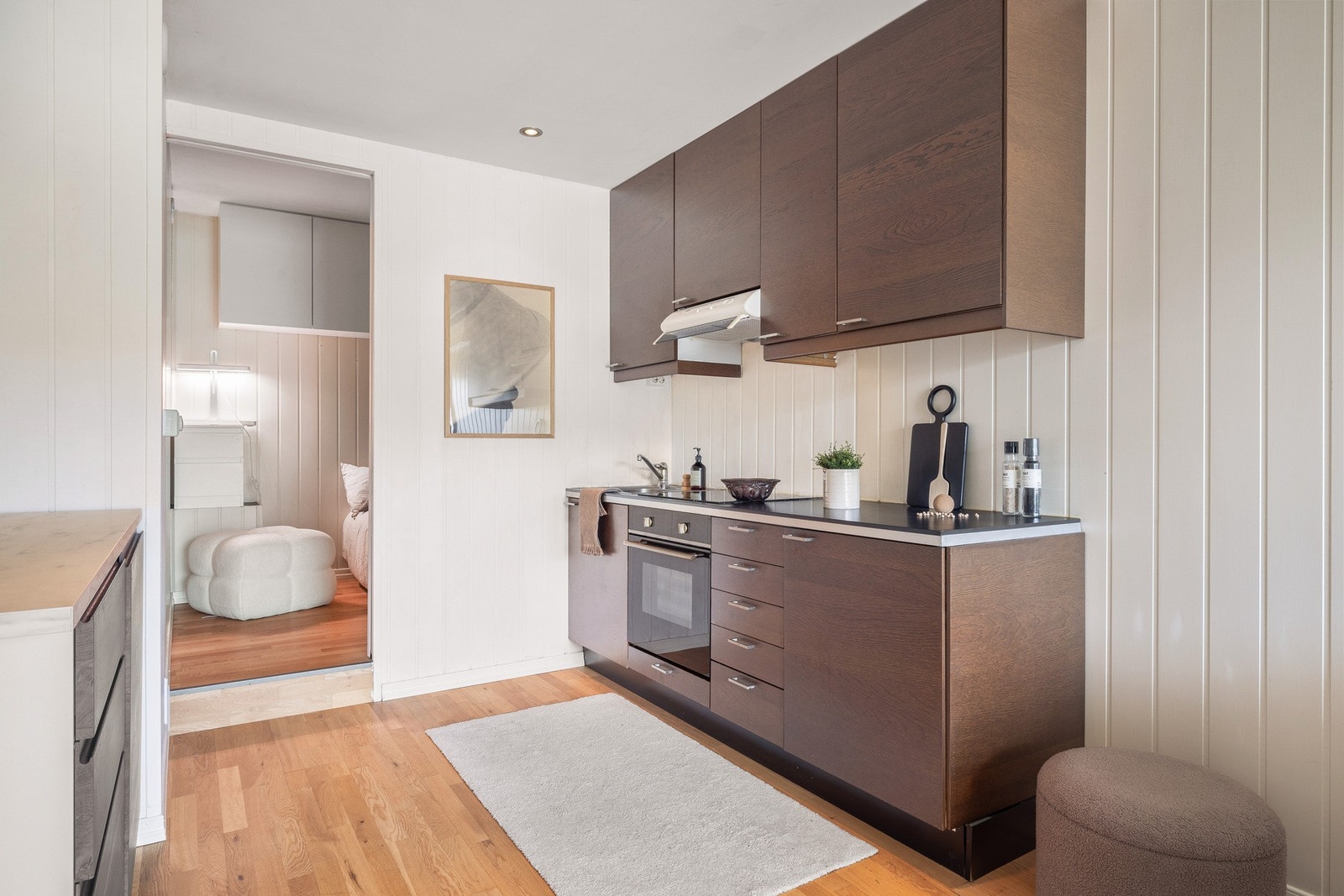 Integrert stekeovn og platetopp. Galleribilde