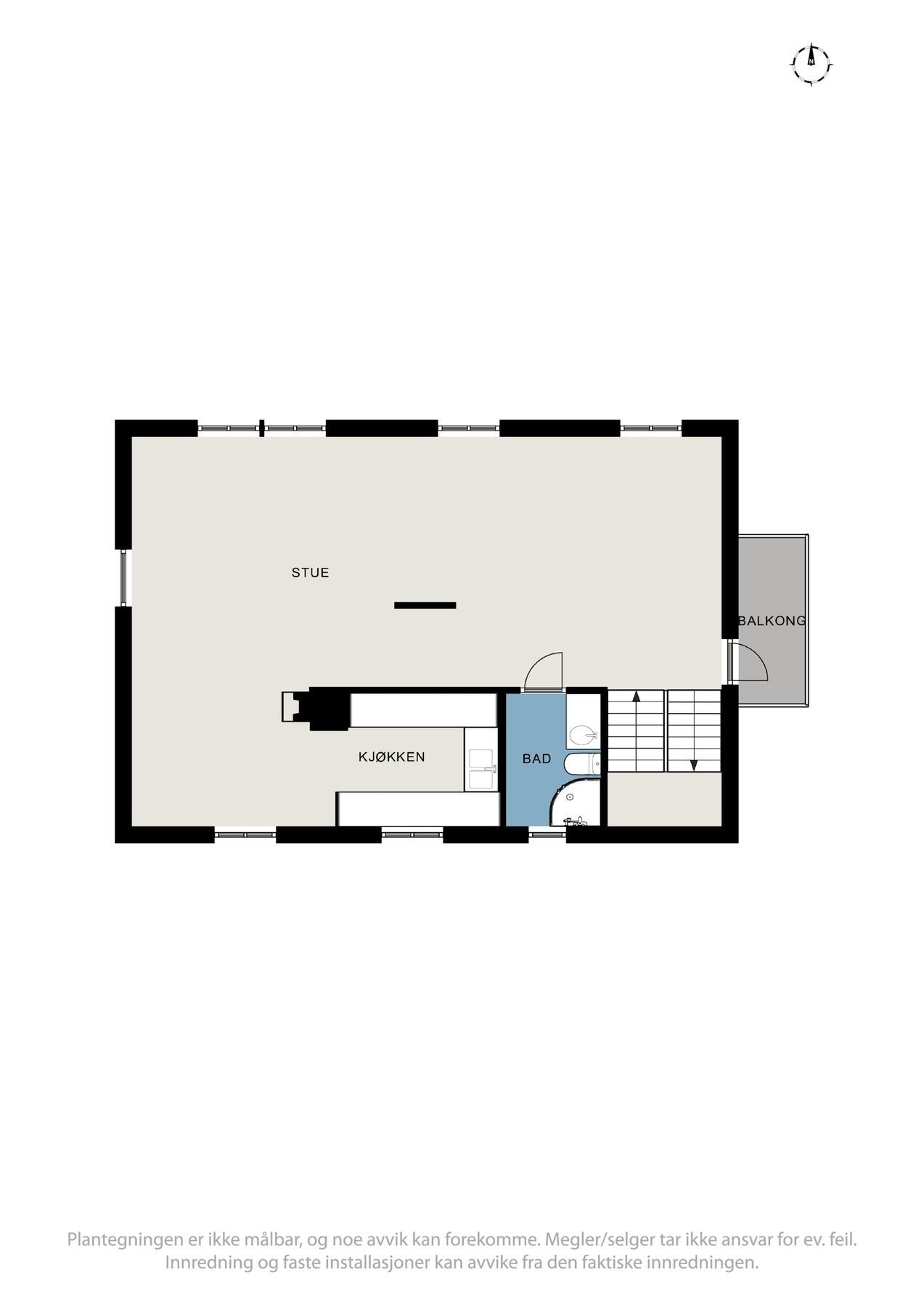 Plantegning 2.etasje Galleribilde