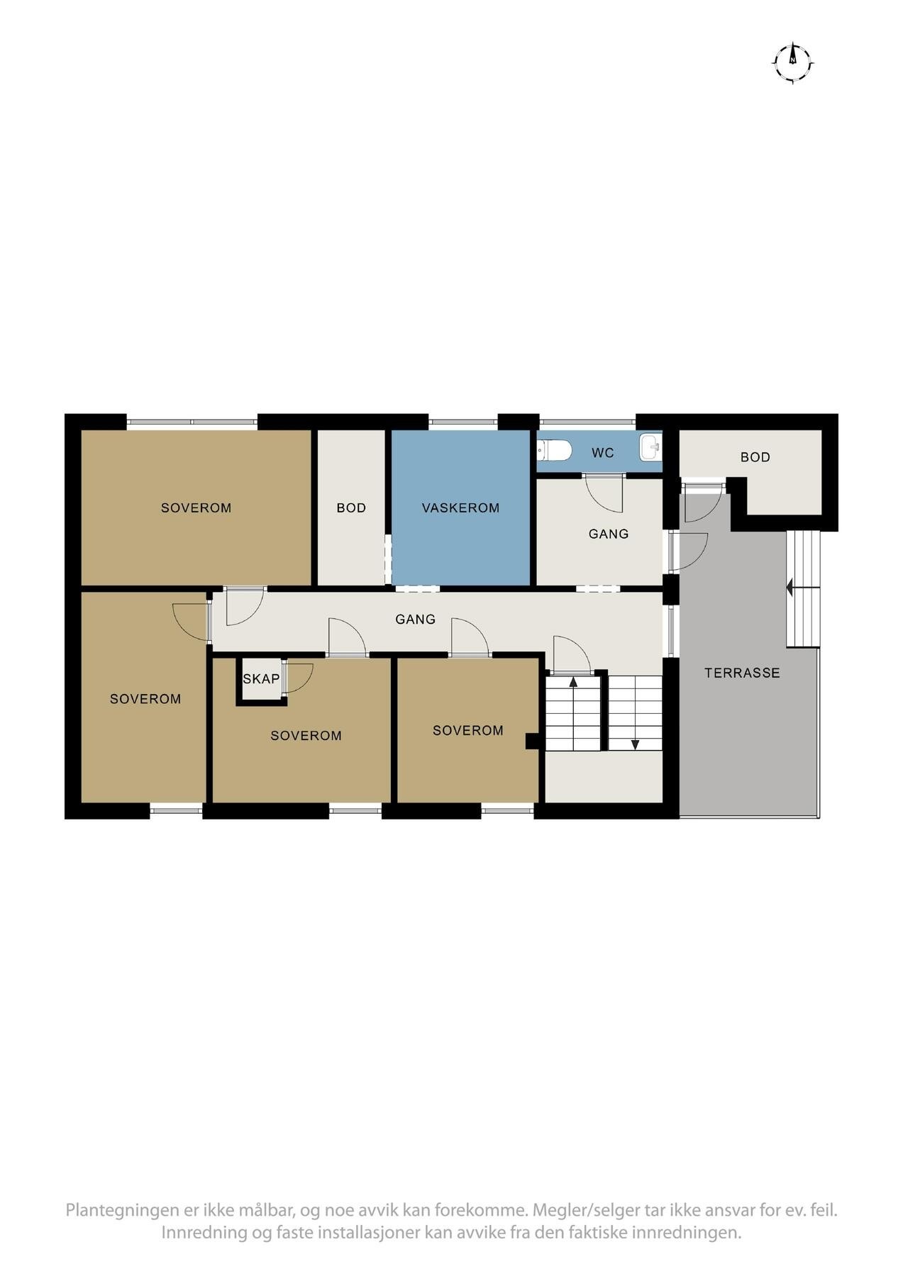 Plantegning 1.etasje Galleribilde