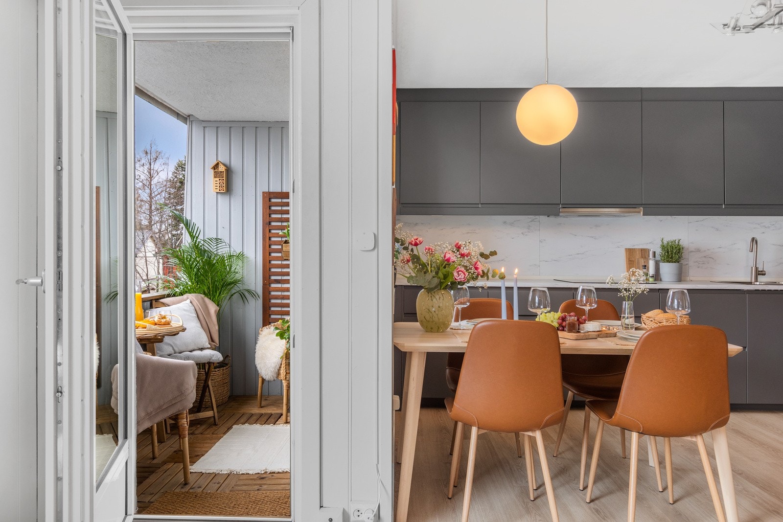 Utgang til balkongen Galleribilde