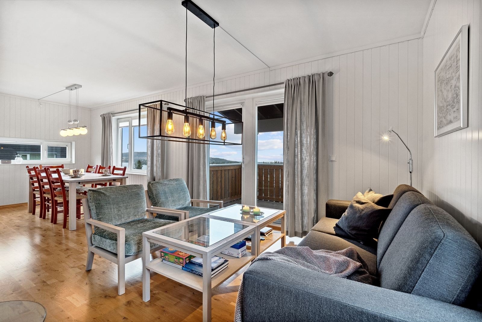 Åpen stue kjøkkenløsning Galleribilde