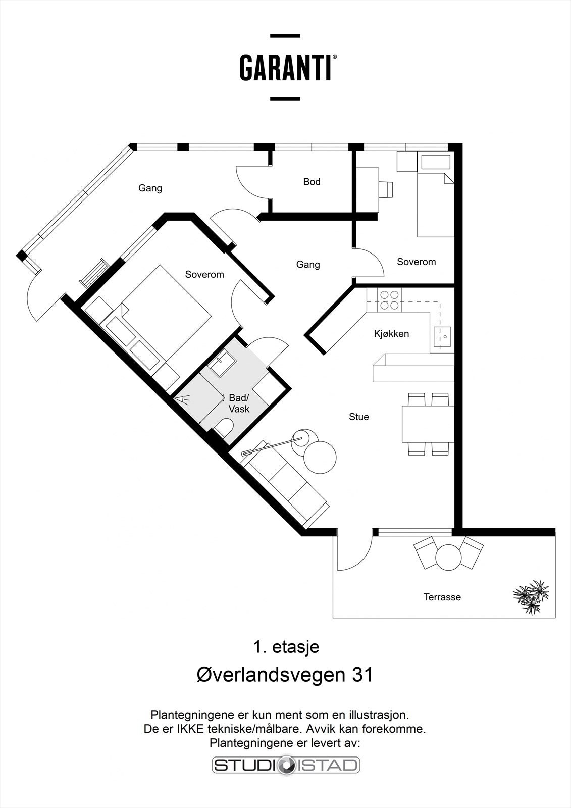 Plantegning Galleribilde