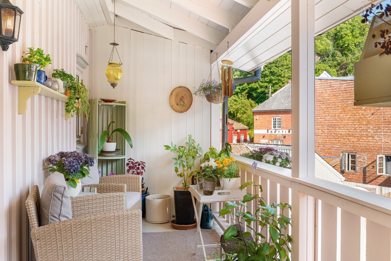 Koselig overbygd veranda 8m² Galleribilde