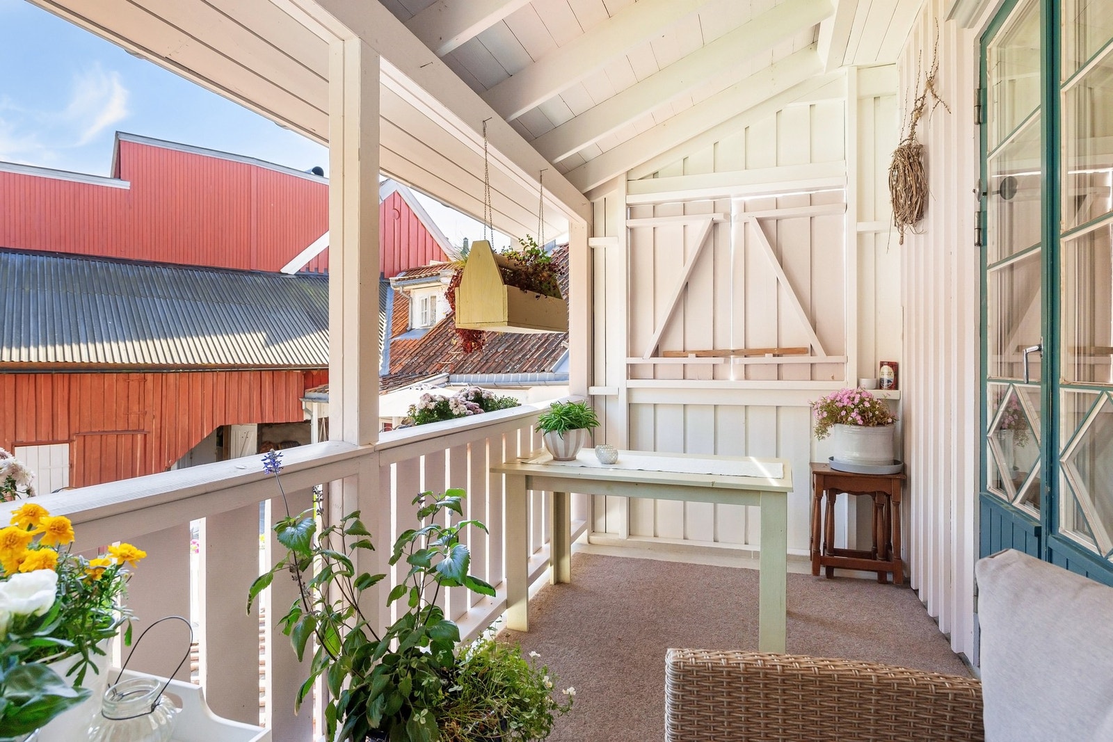 Koselig overbygd veranda 8m² Galleribilde