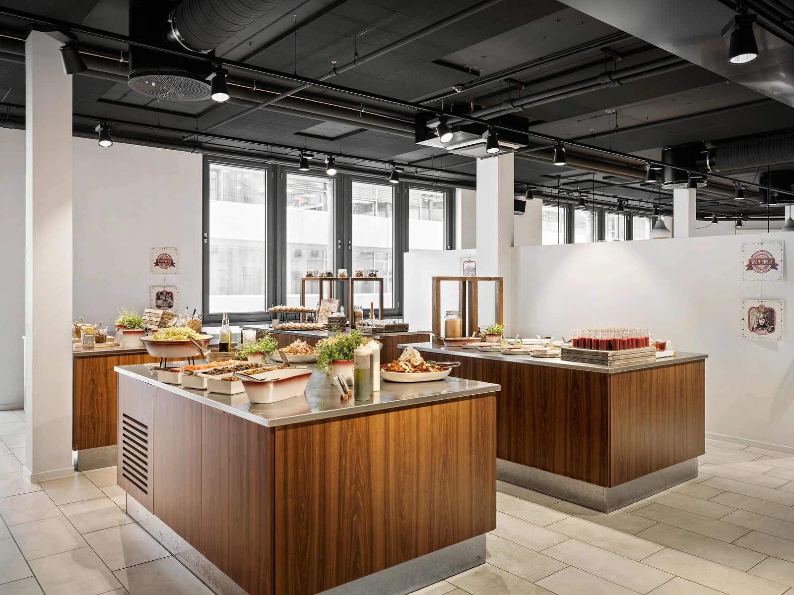 Nyere kantine i bygget Galleribilde