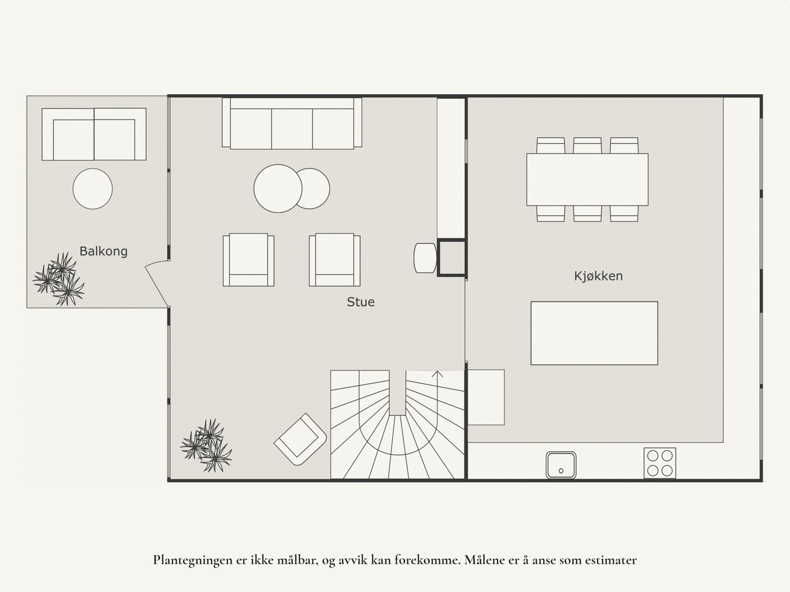 Plantegning 2.etasje Galleribilde