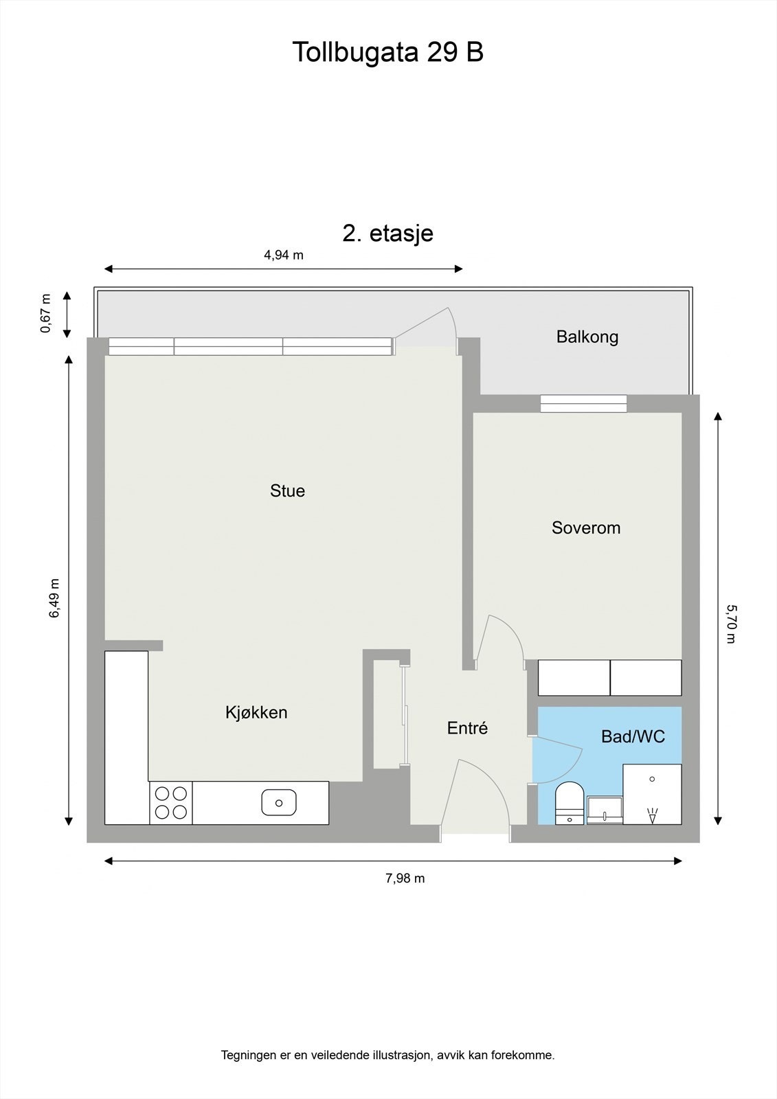 Plantegning Galleribilde