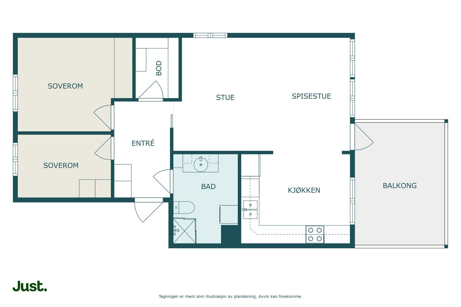 Planskisse. Galleribilde