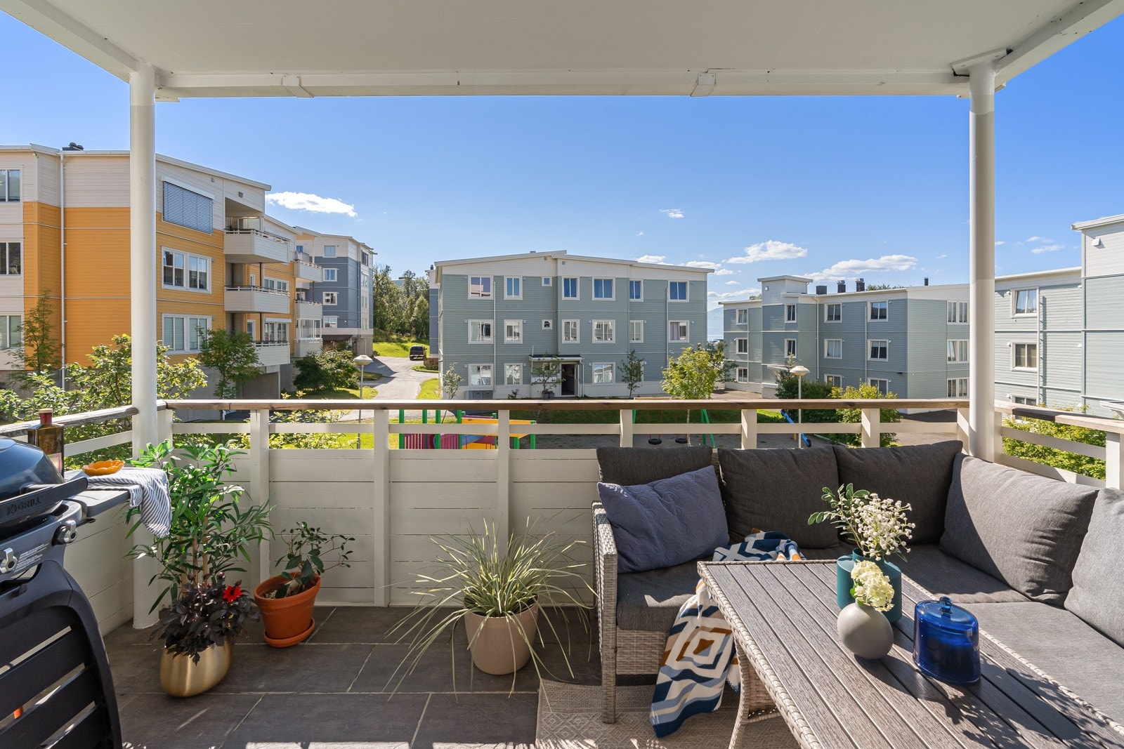 Her er det også plass for utemøbler. Galleribilde