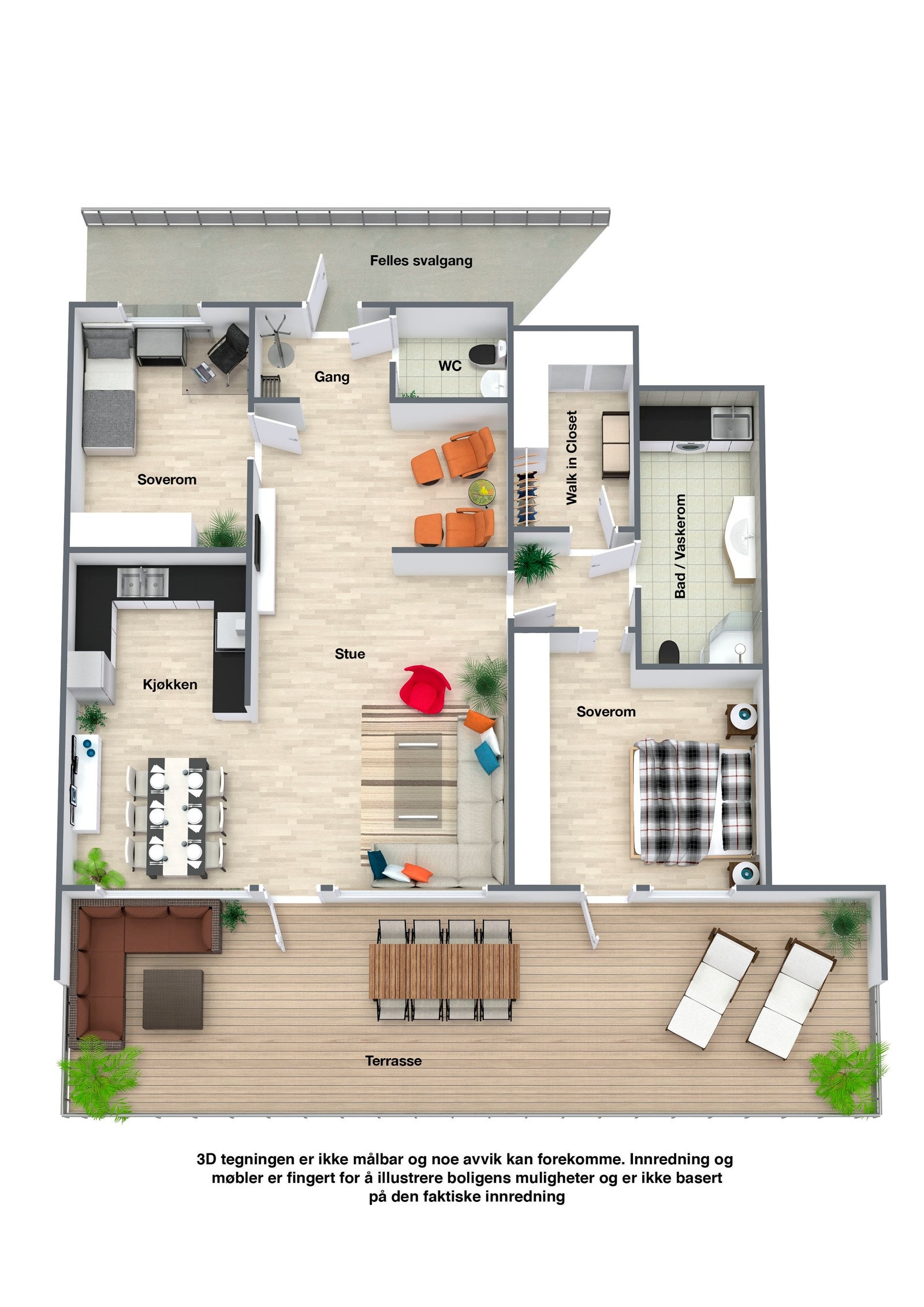 Plantegning Galleribilde