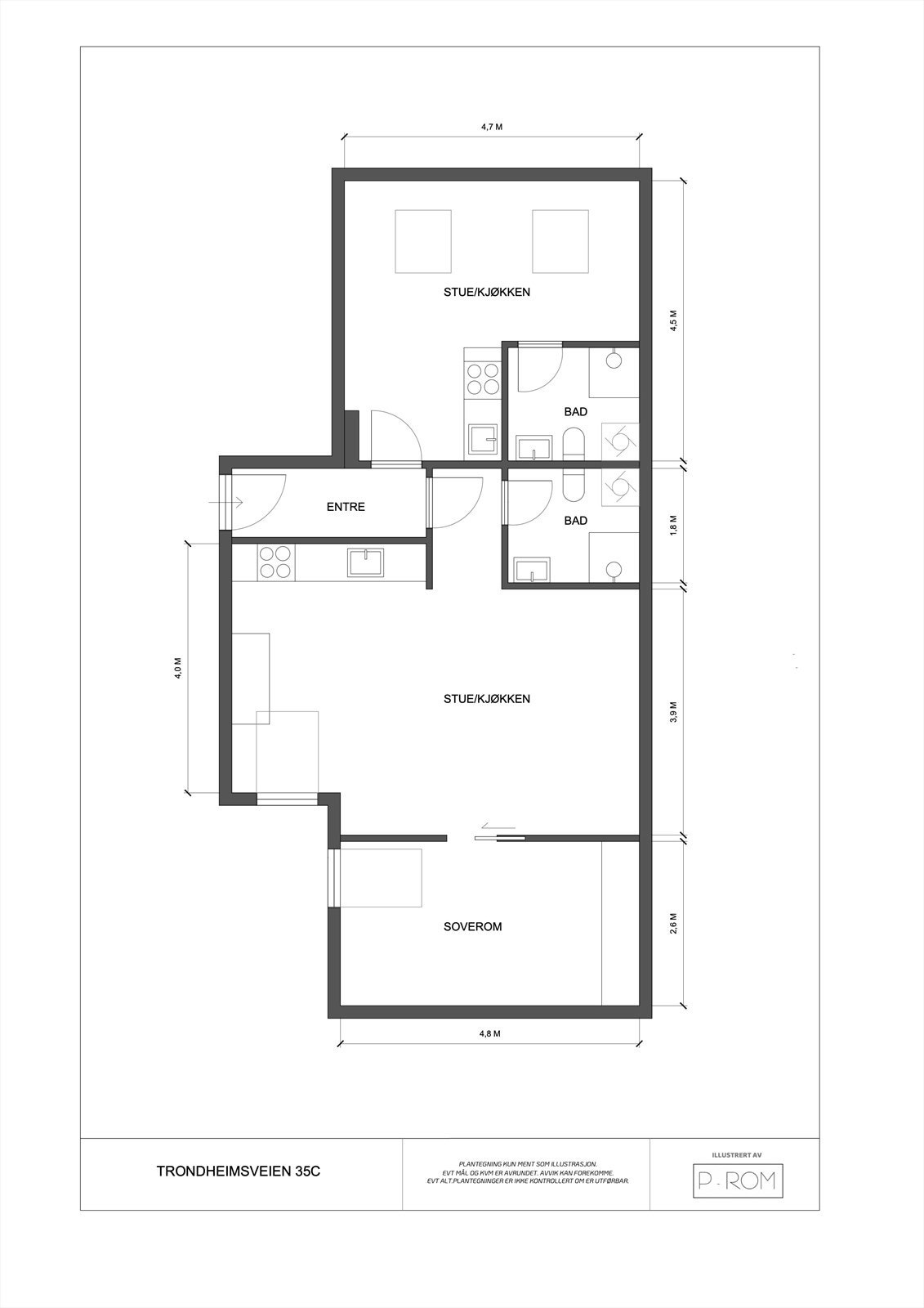 Plantegning. Galleribilde
