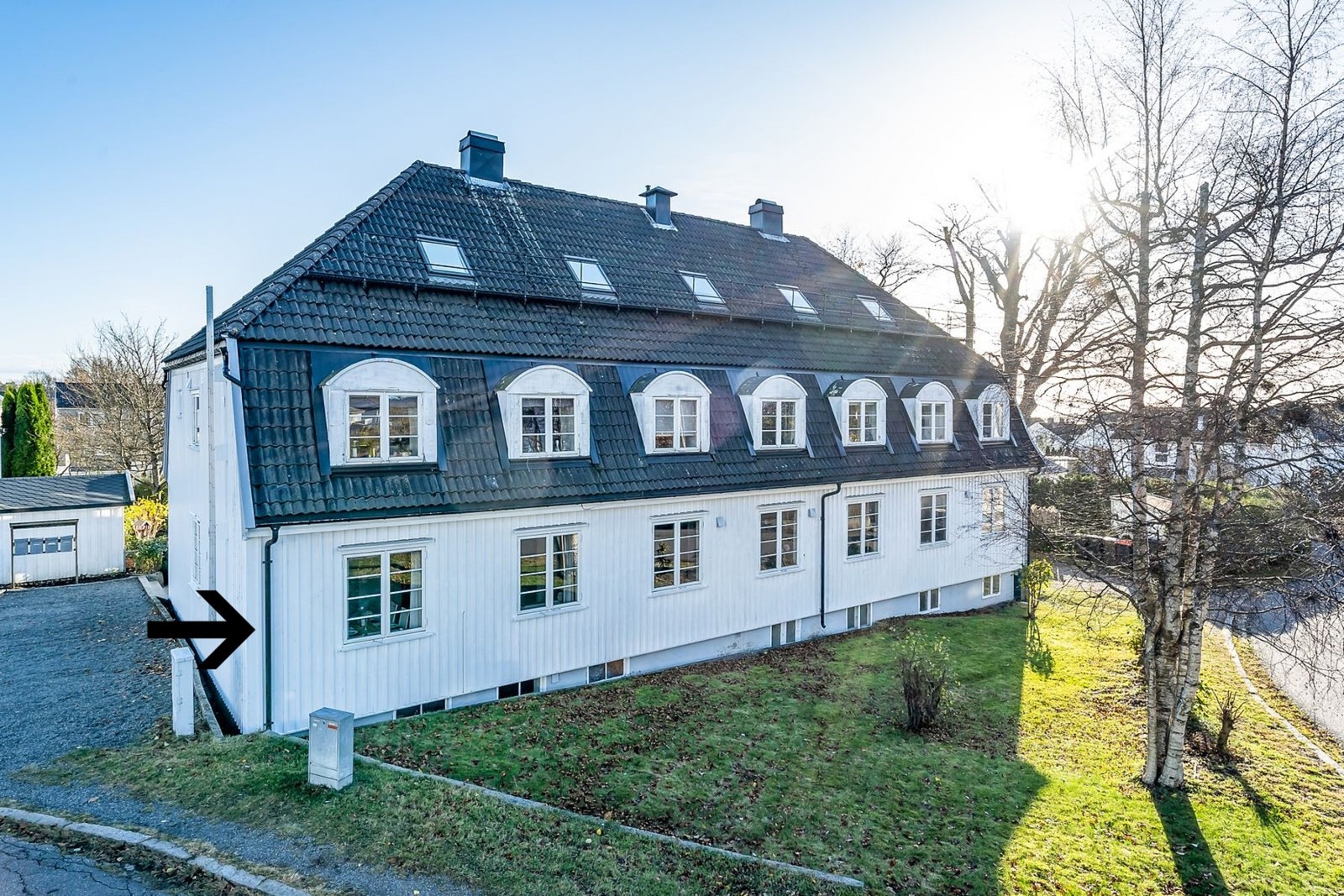 Leilighetens plassering i bygget Galleribilde