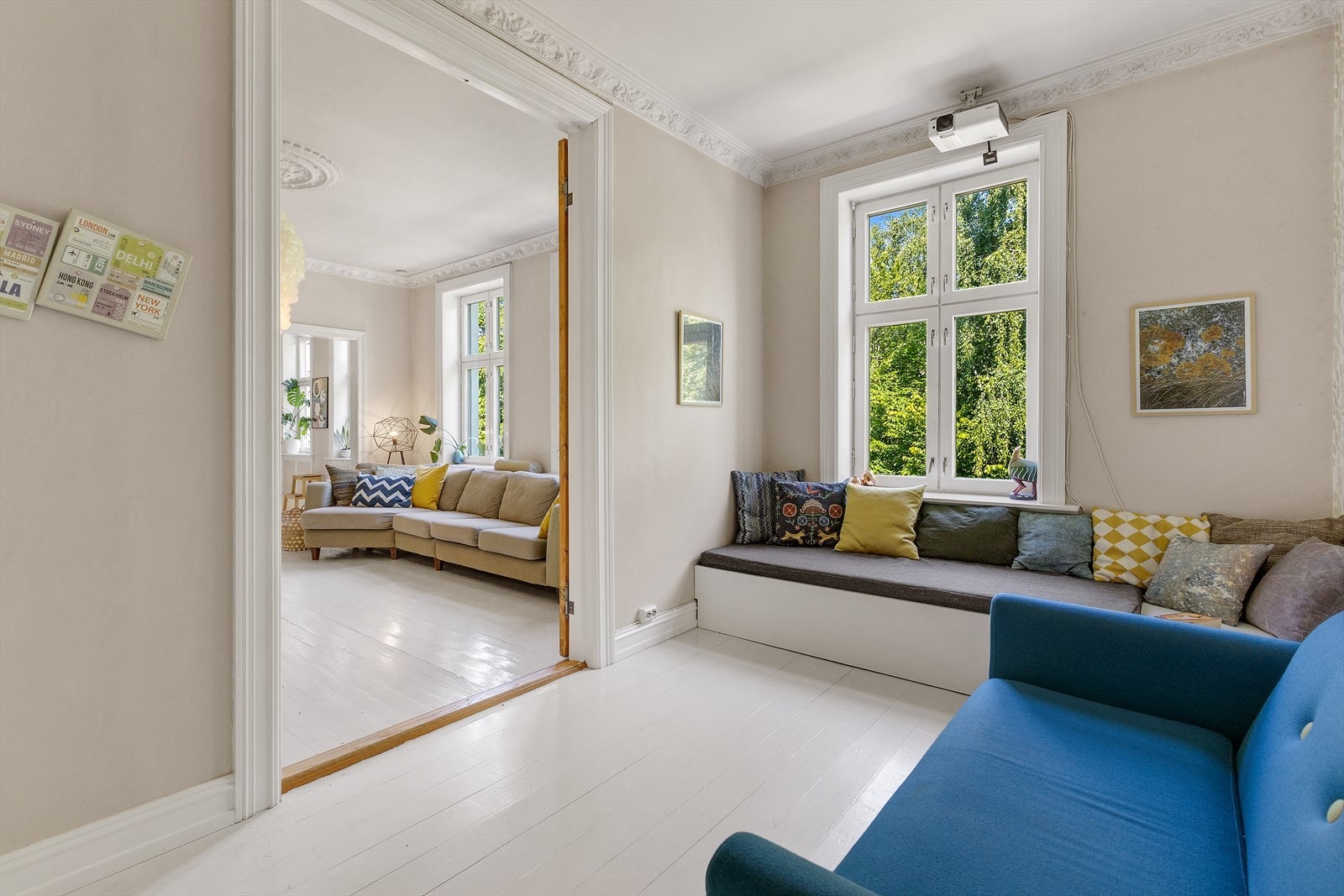 De lekre detaljene er gjennomgående for leiligheten Galleribilde