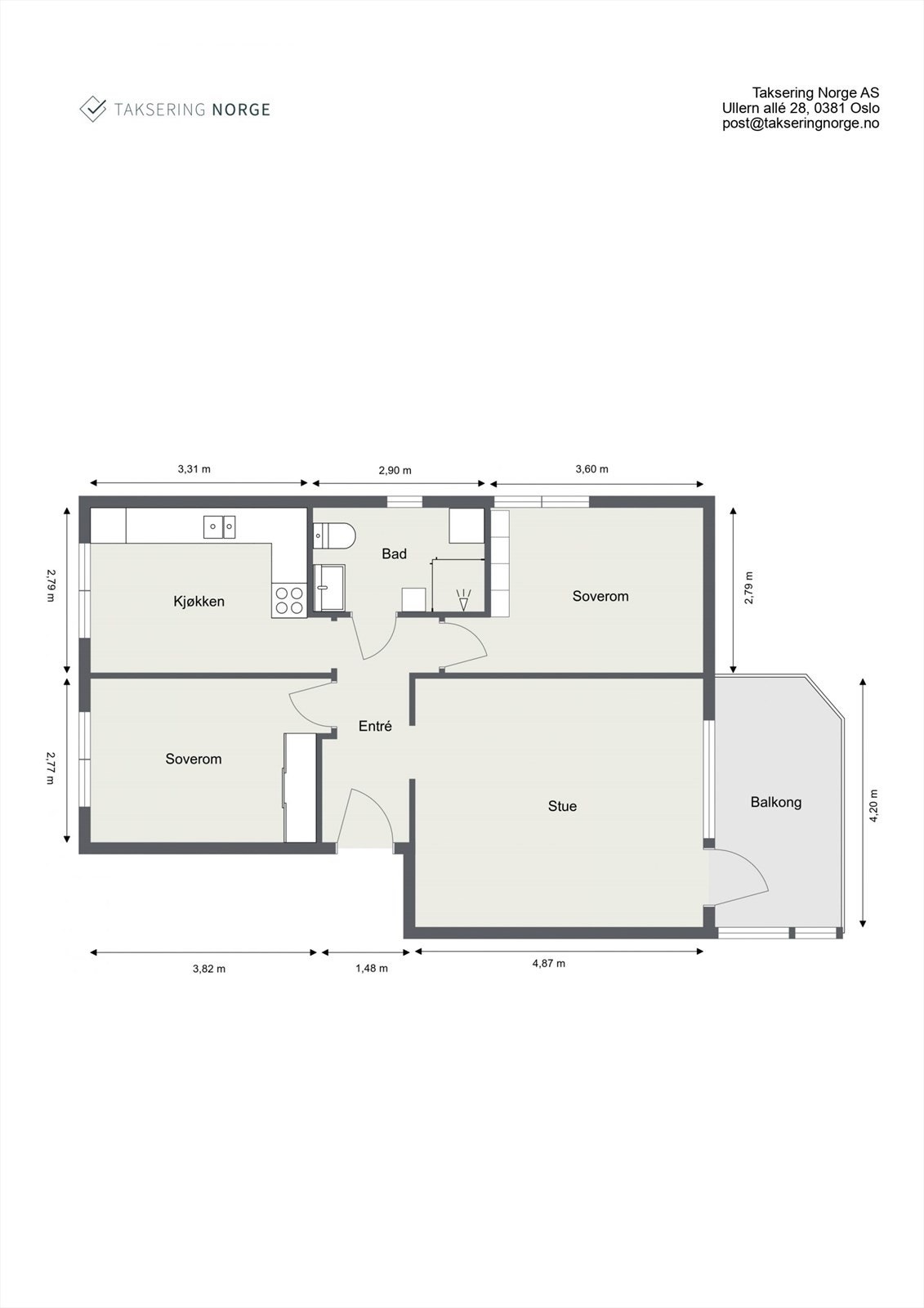 Plantegning Galleribilde