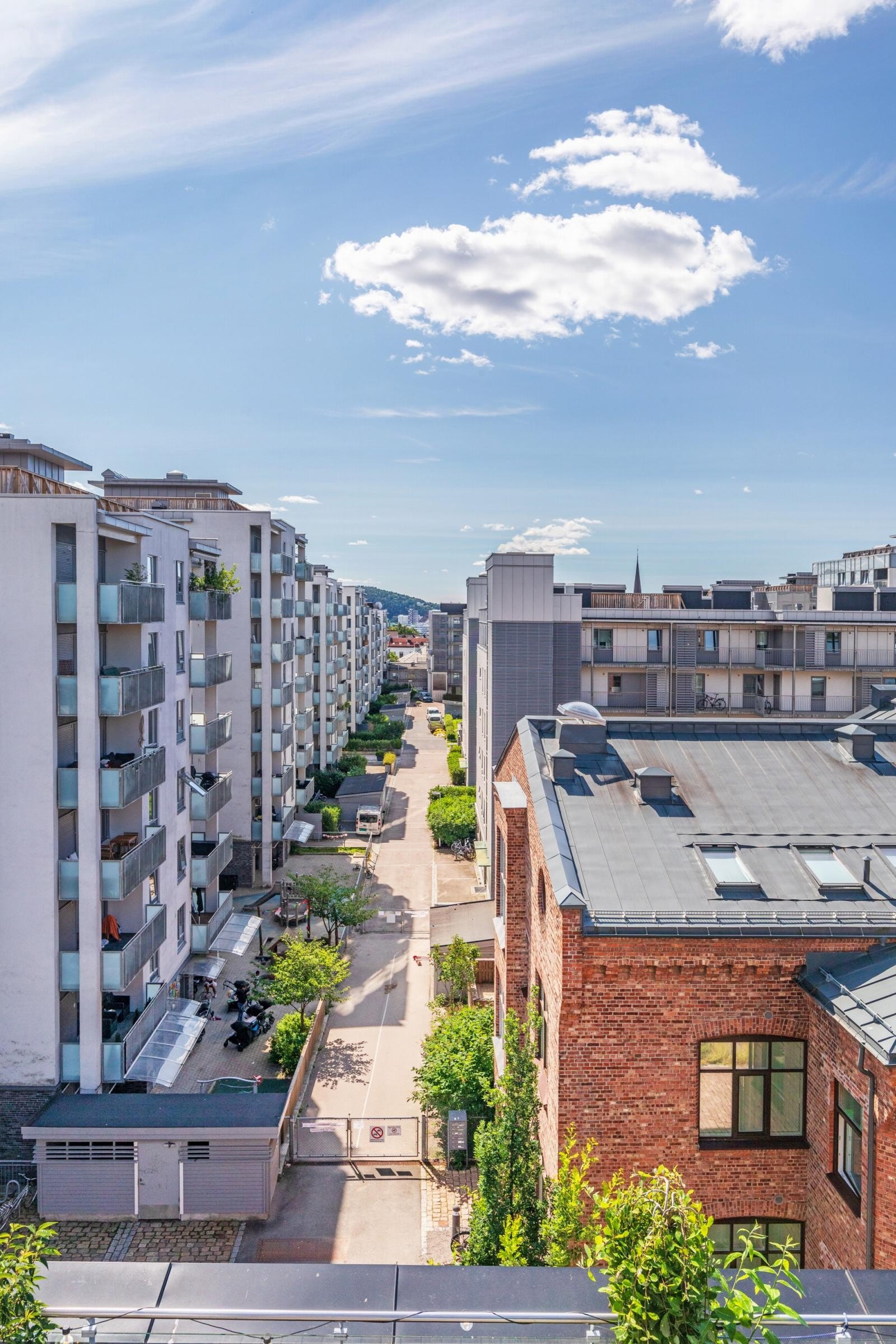 Herlig utsikt mot Ringnes Park. Galleribilde