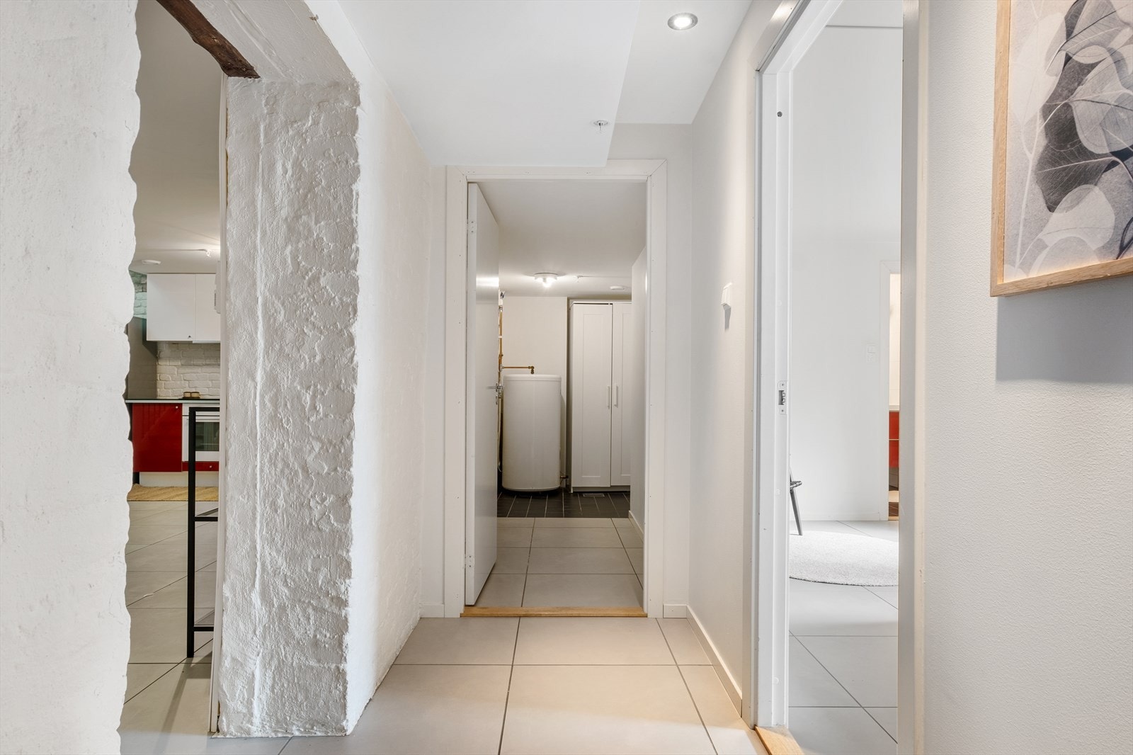 Teknisk rom i underetasjen. Galleribilde