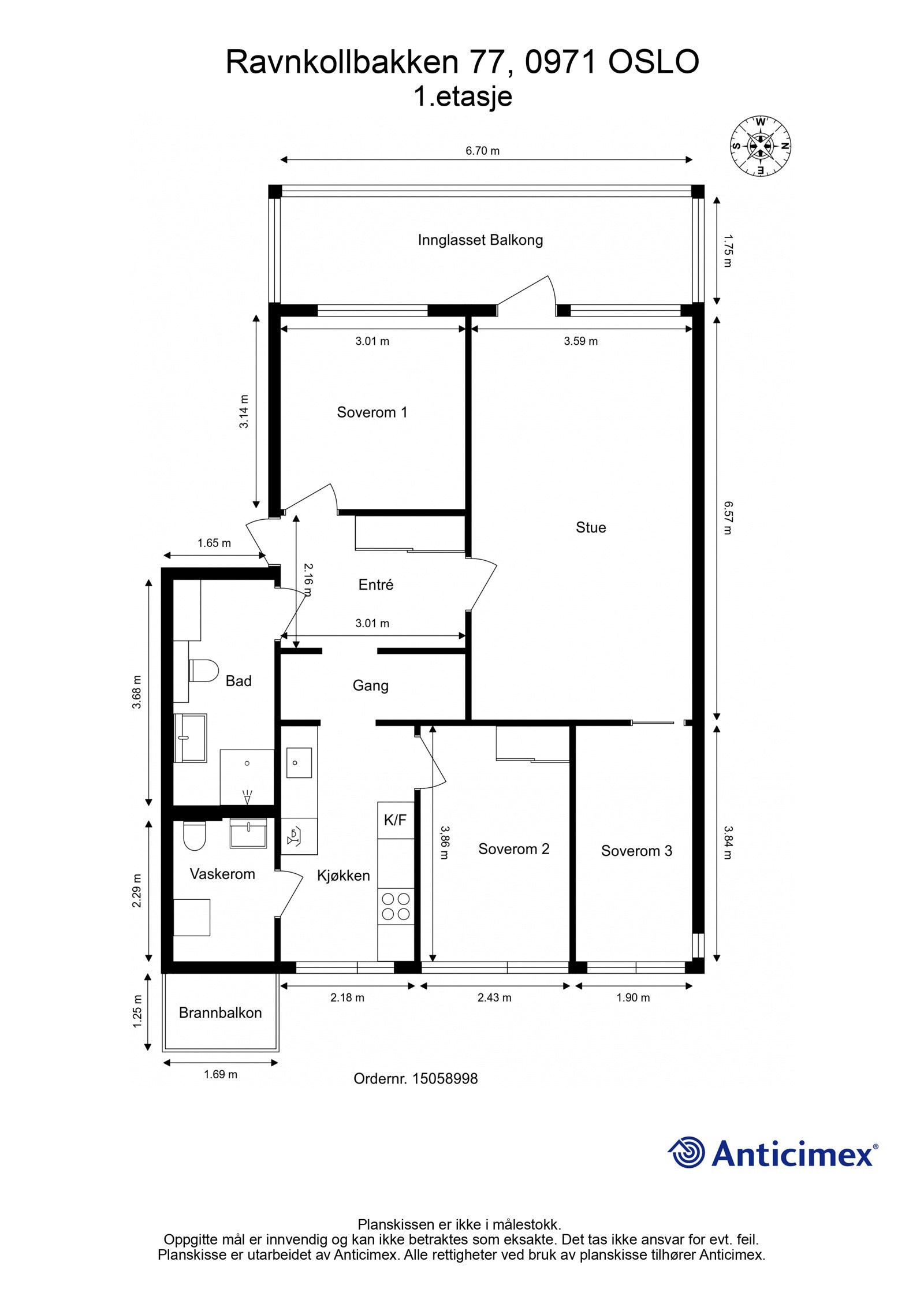 Plantegning Galleribilde