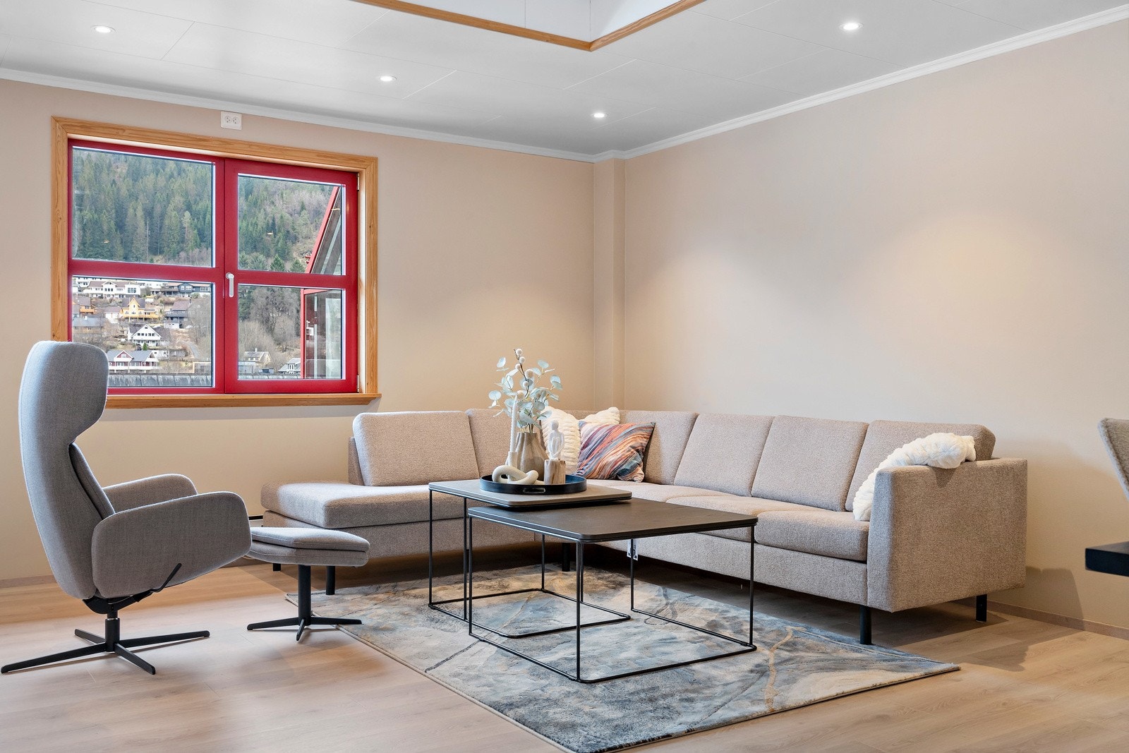 Veggar og golv vart modernisert i år Galleribilde