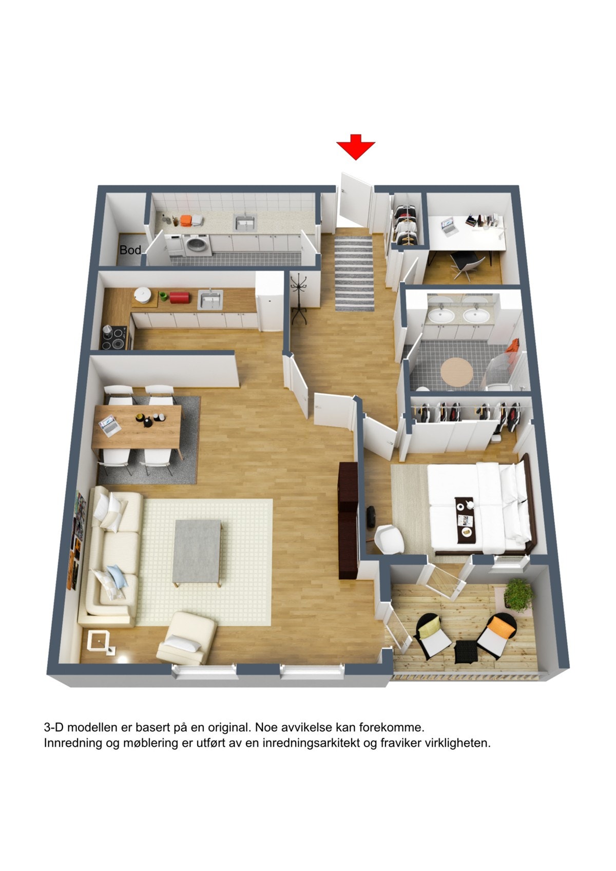 Planteikning Galleribilde