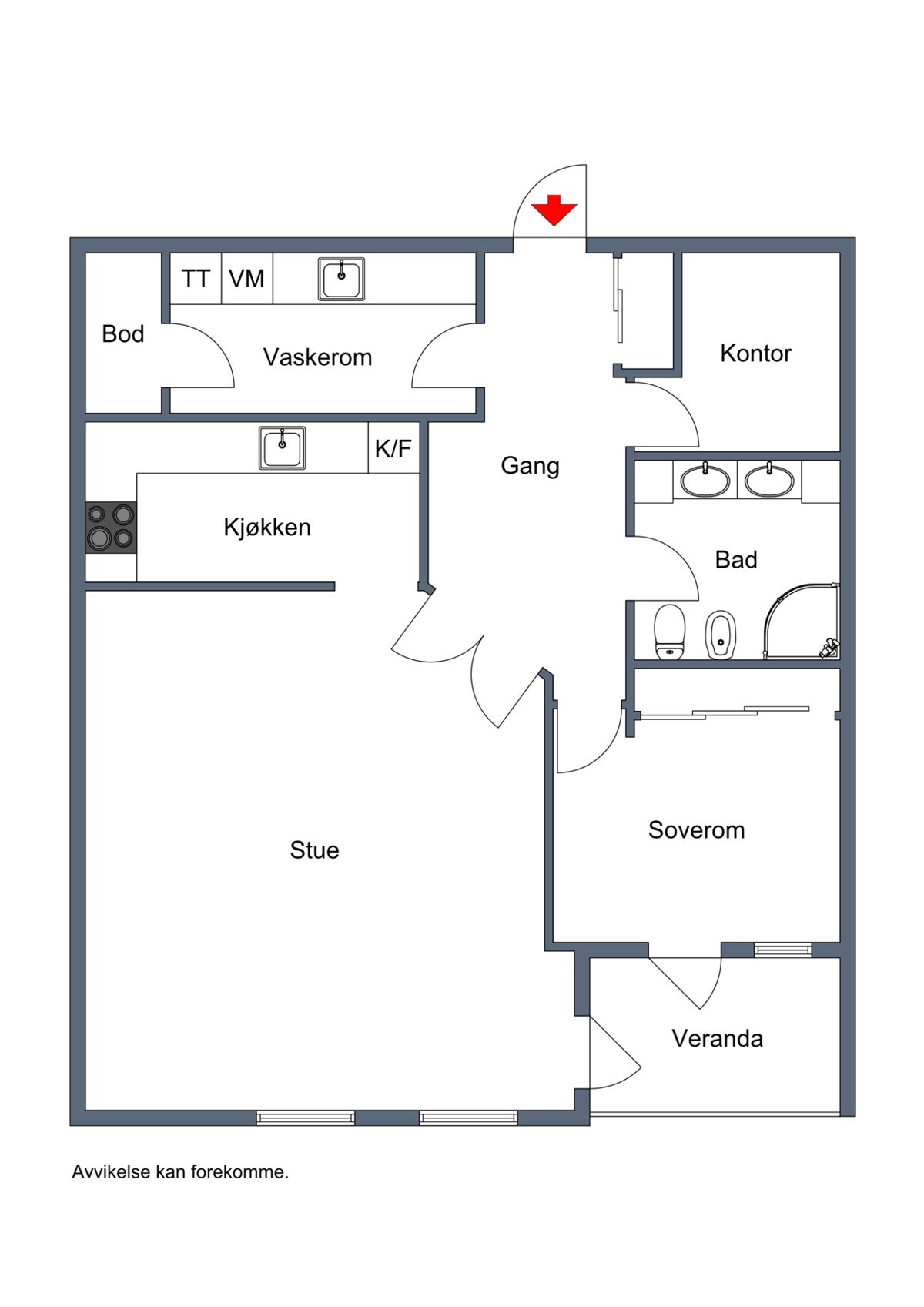 Planteikning Galleribilde