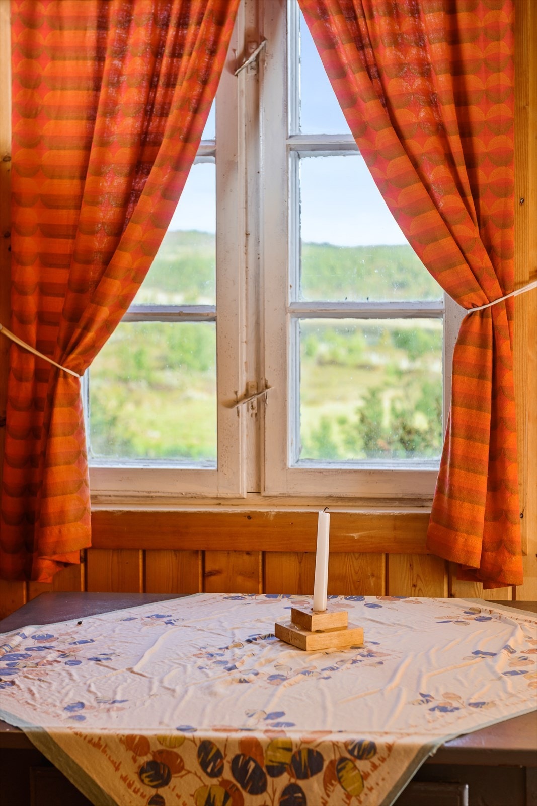 Utsikt fra vinduet. Galleribilde