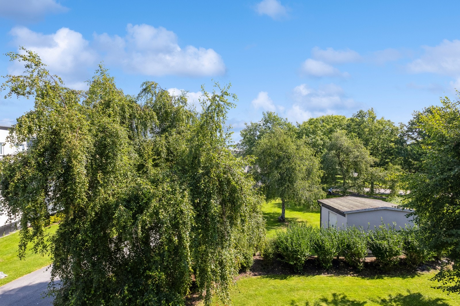 Utsikt fra balkong Galleribilde