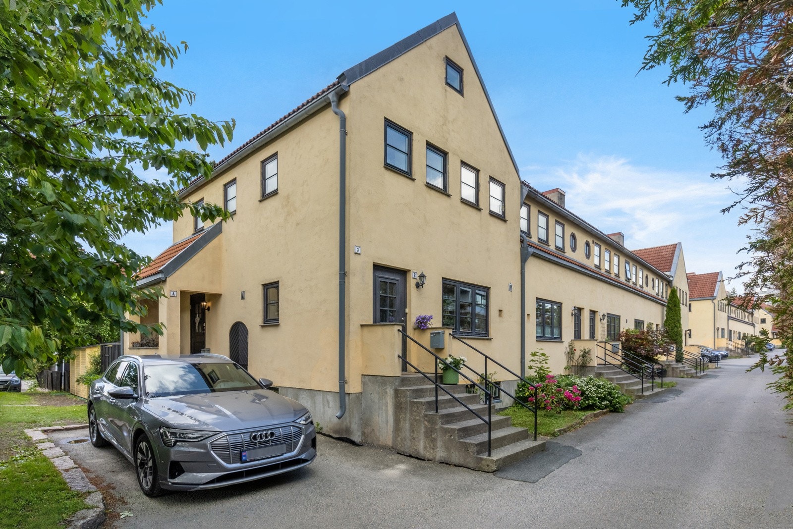 Fasaden av boligen Galleribilde