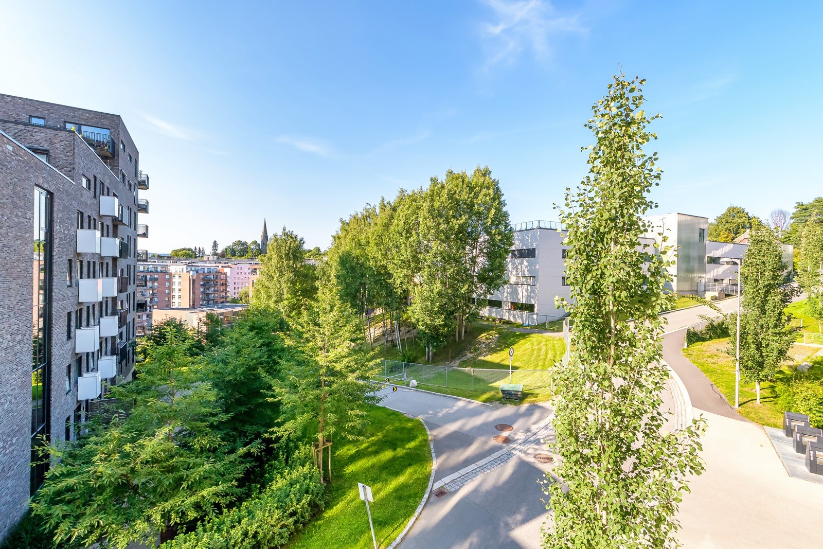 Utsikt fra balkongen. Galleribilde