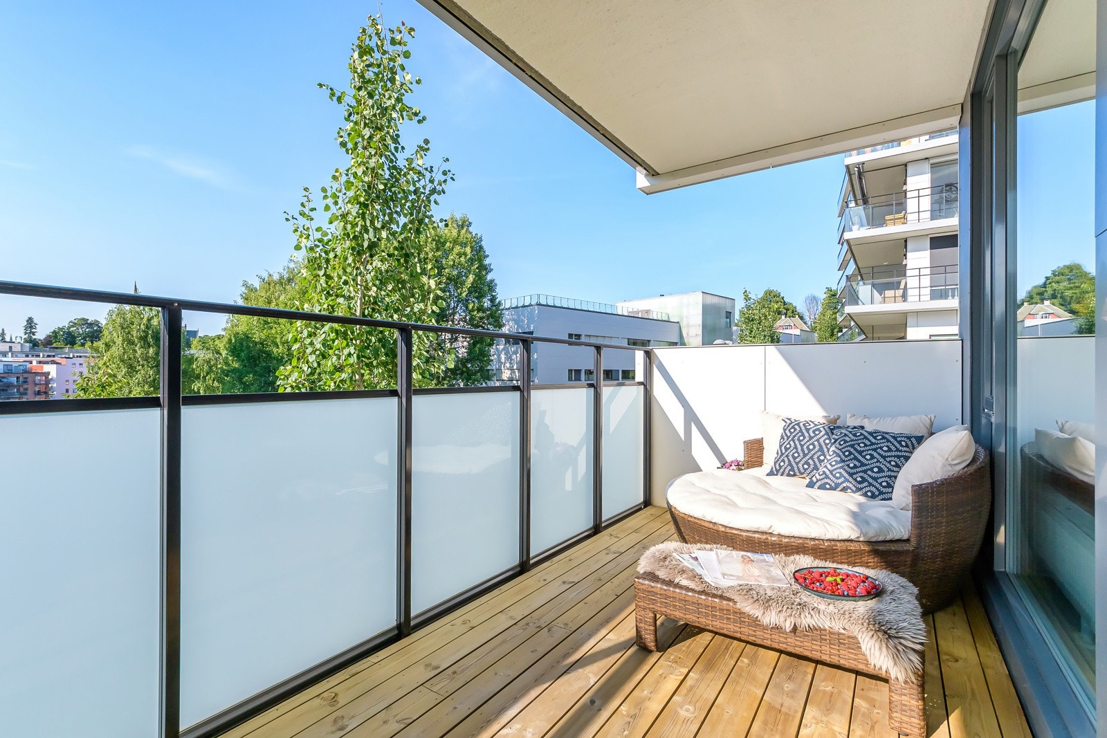 Koselig krok med mulighet for å kjøpe daybed som står der om ønskelig! Galleribilde