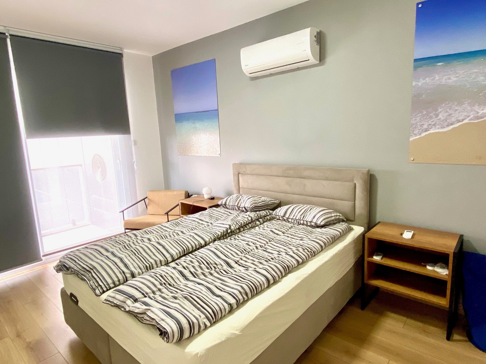 Master bedroom med utgang terrasse Galleribilde