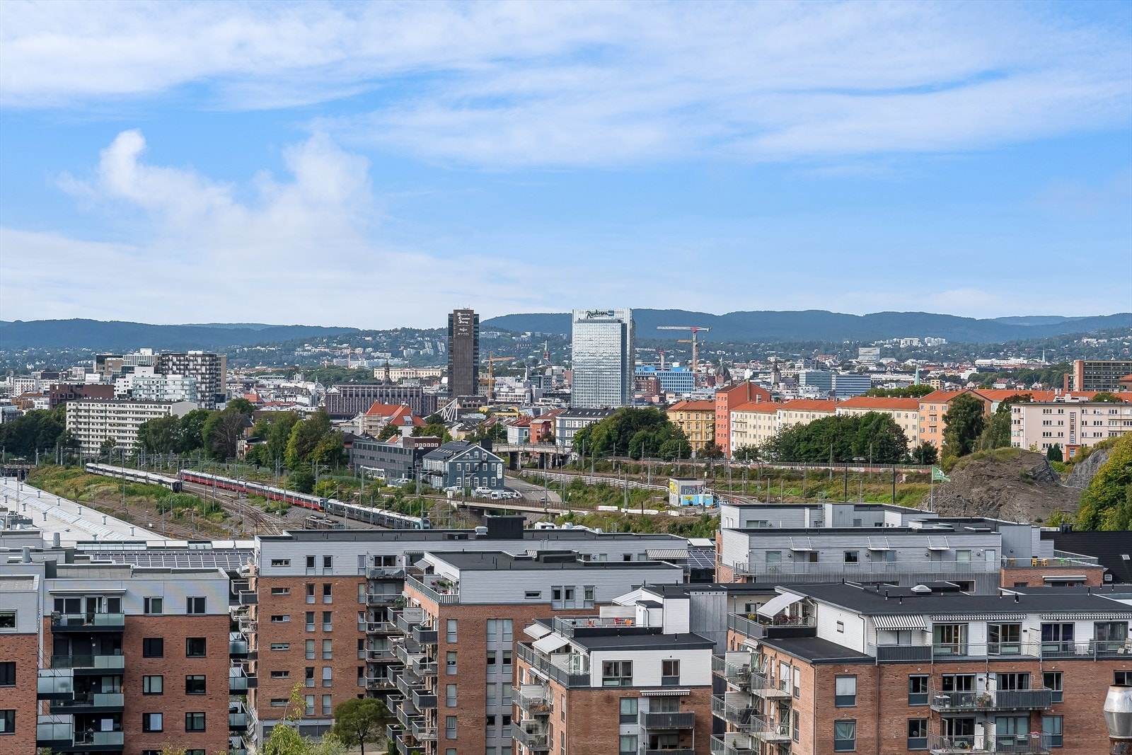 Herlig utsikt over Oslo. Galleribilde