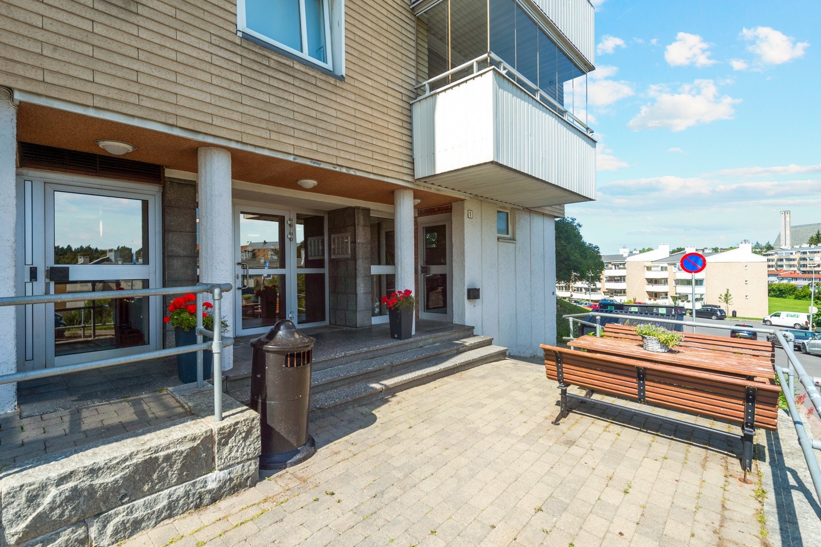 Hyggelig inngangsparti Galleribilde