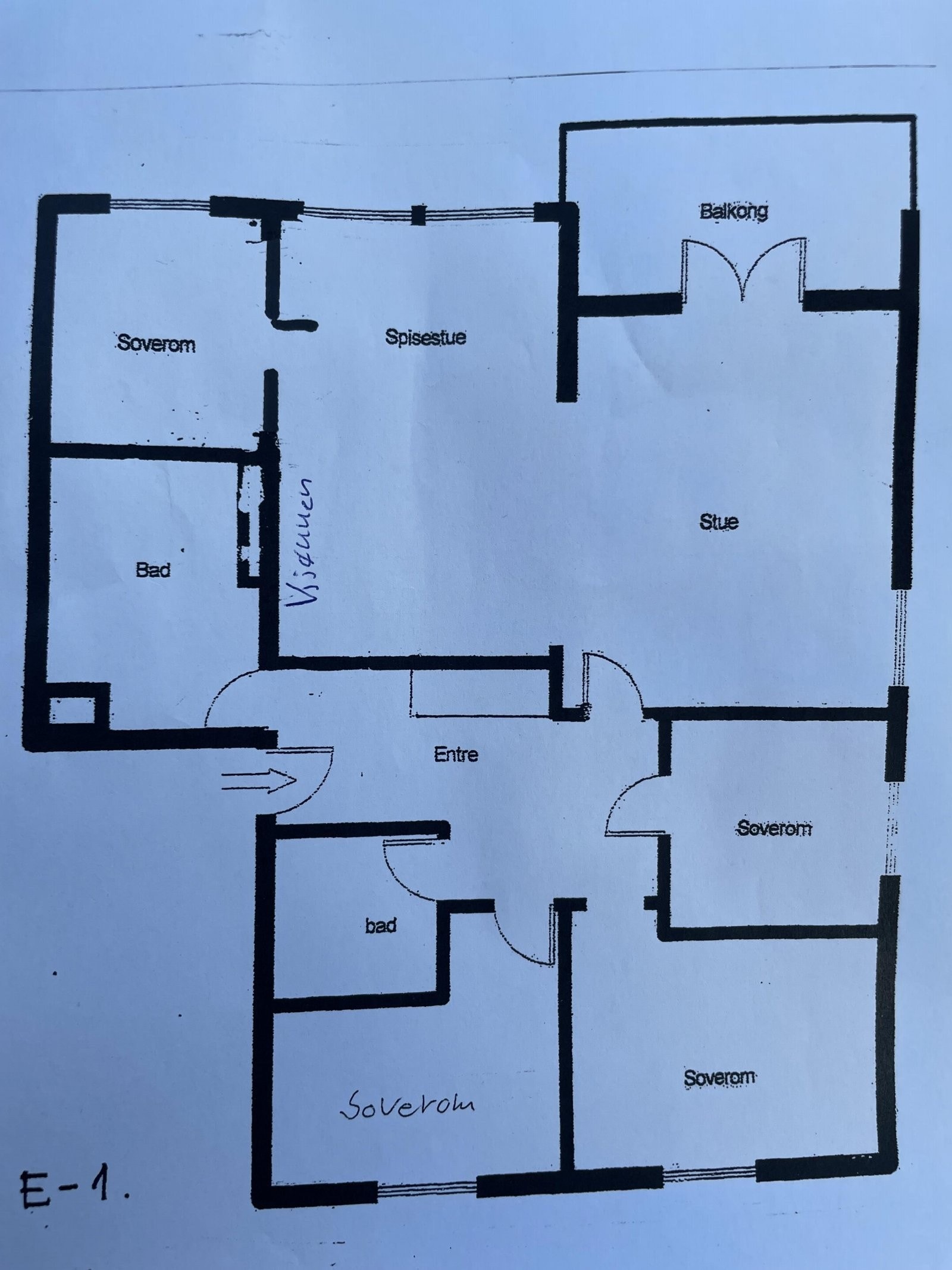 Ønsker man 2 bad og/eller 4 soverom, er det fullt mulig, konferer megler Galleribilde