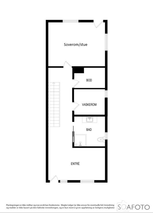 Plantegning 1. etasje Galleribilde