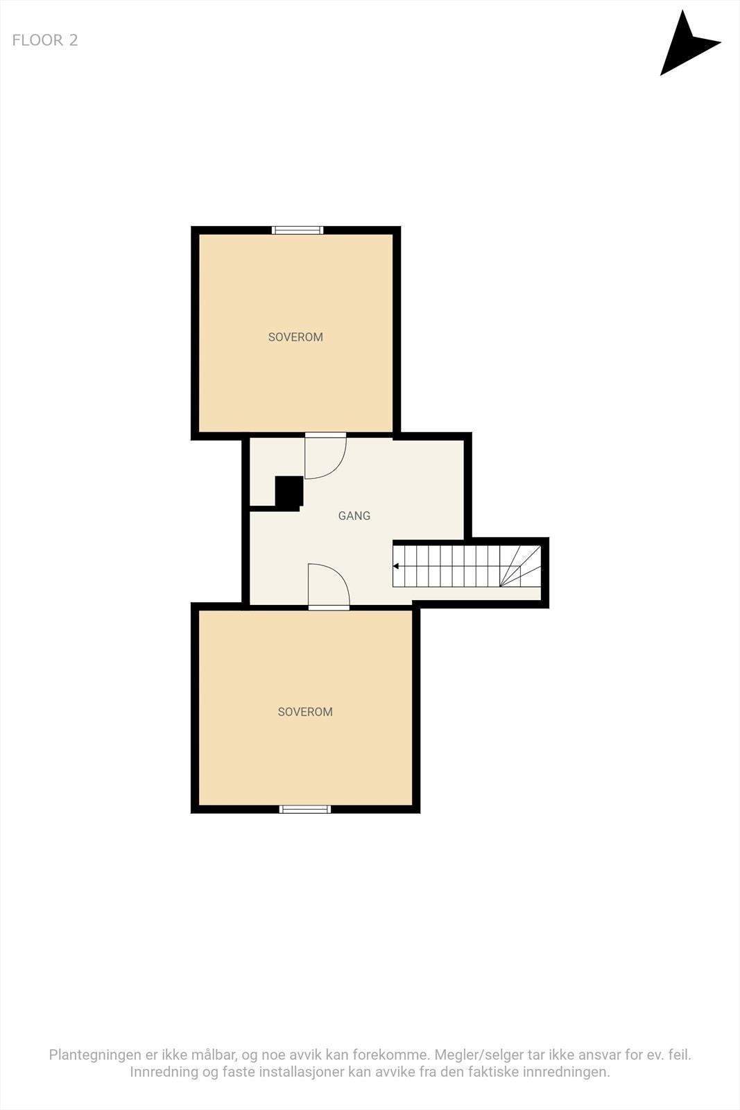 Plantegning loft Galleribilde