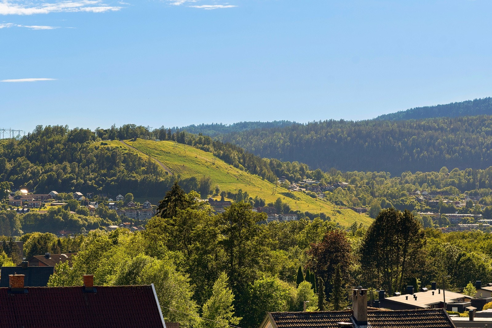 Utsikt fra markterrassen Galleribilde