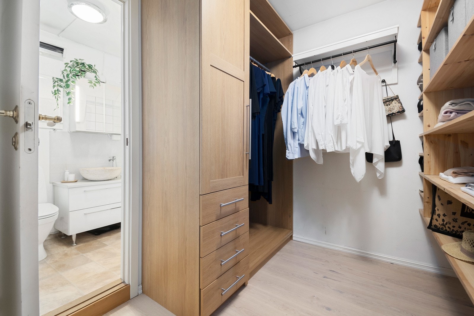 Her er det godt med oppbevaringsplass Galleribilde