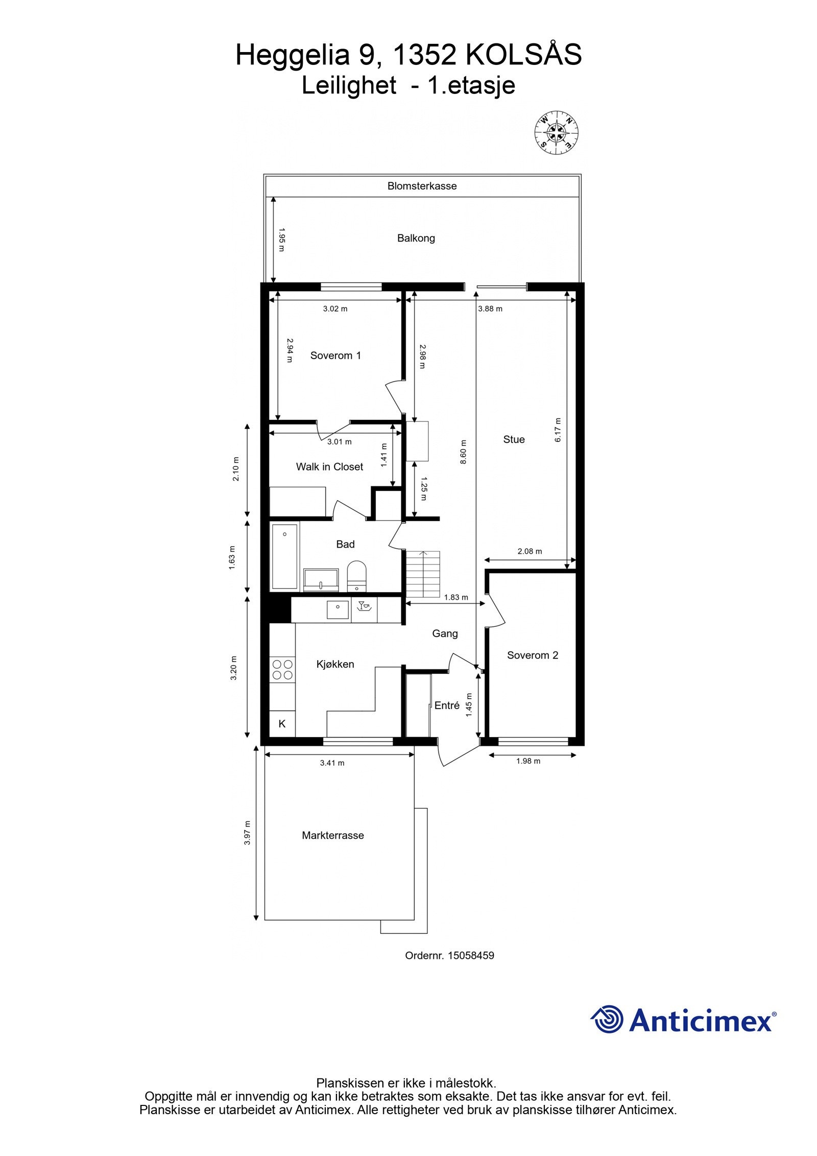 Plantegning 1.etasje Galleribilde
