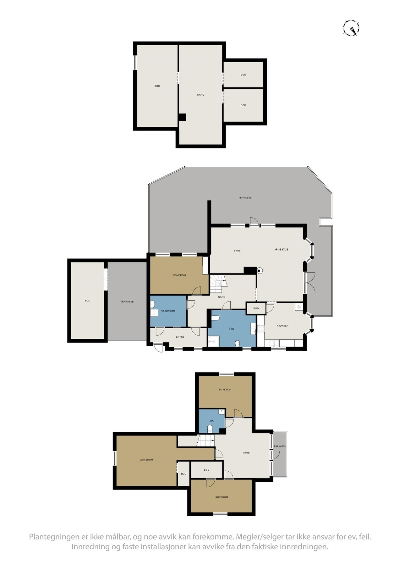 Plantegning samlet Galleribilde