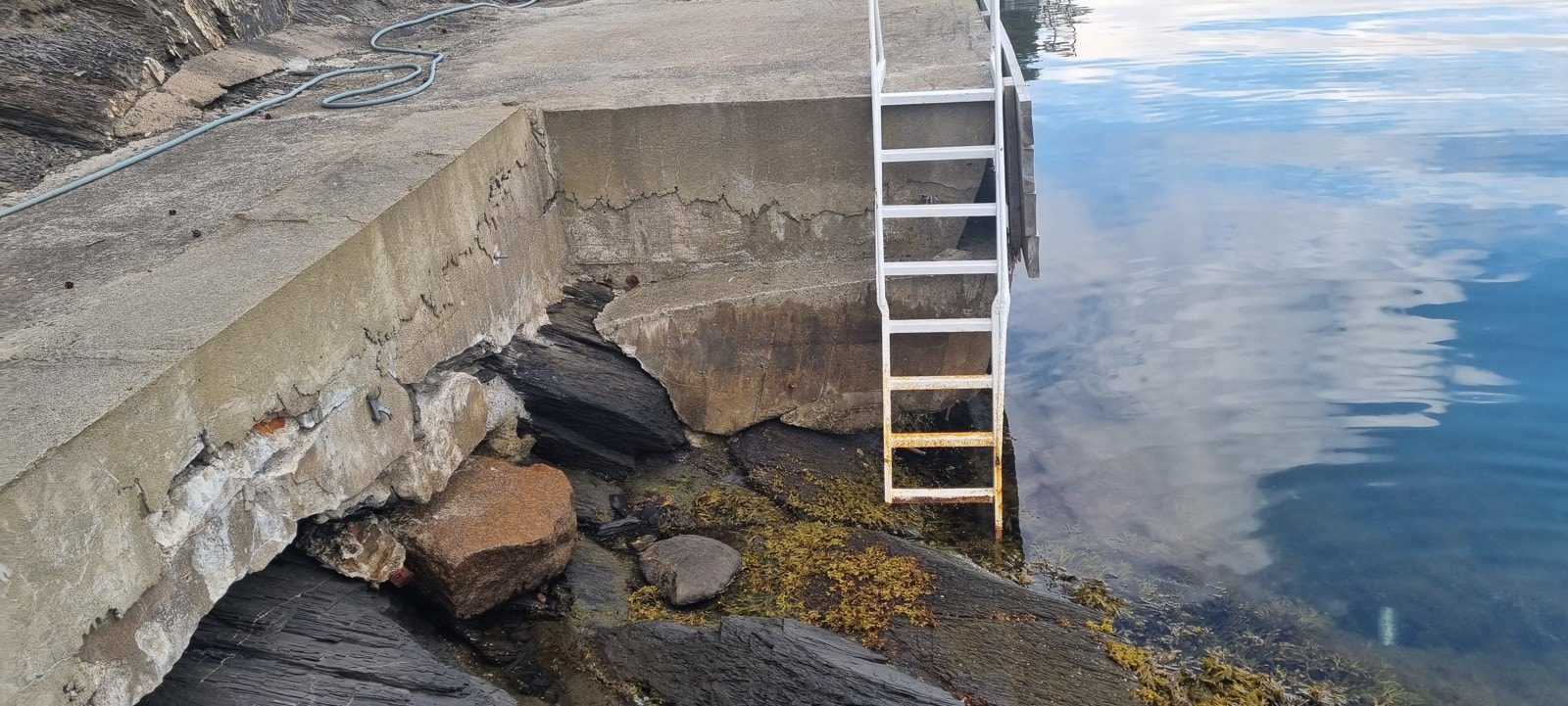 Badestige fra den sydligste plattingen. Galleribilde