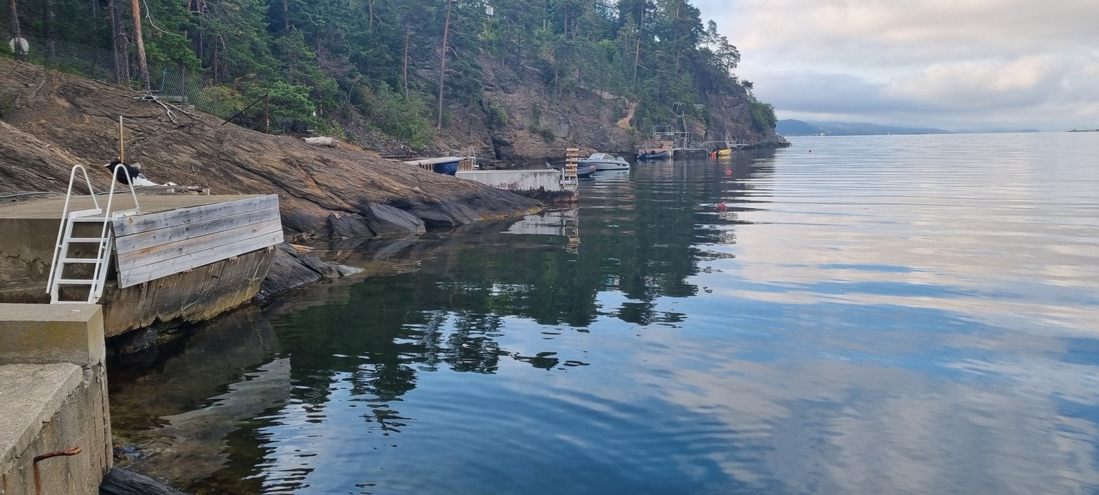 Rimelig gode dybder utenfor den sørlige plattingen. Galleribilde