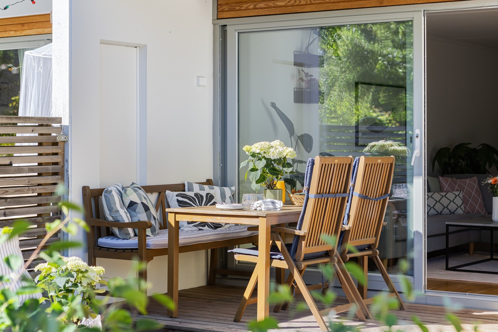 Her er det hyggelig å samle venner og familie til sommerfest og hygge. Galleribilde