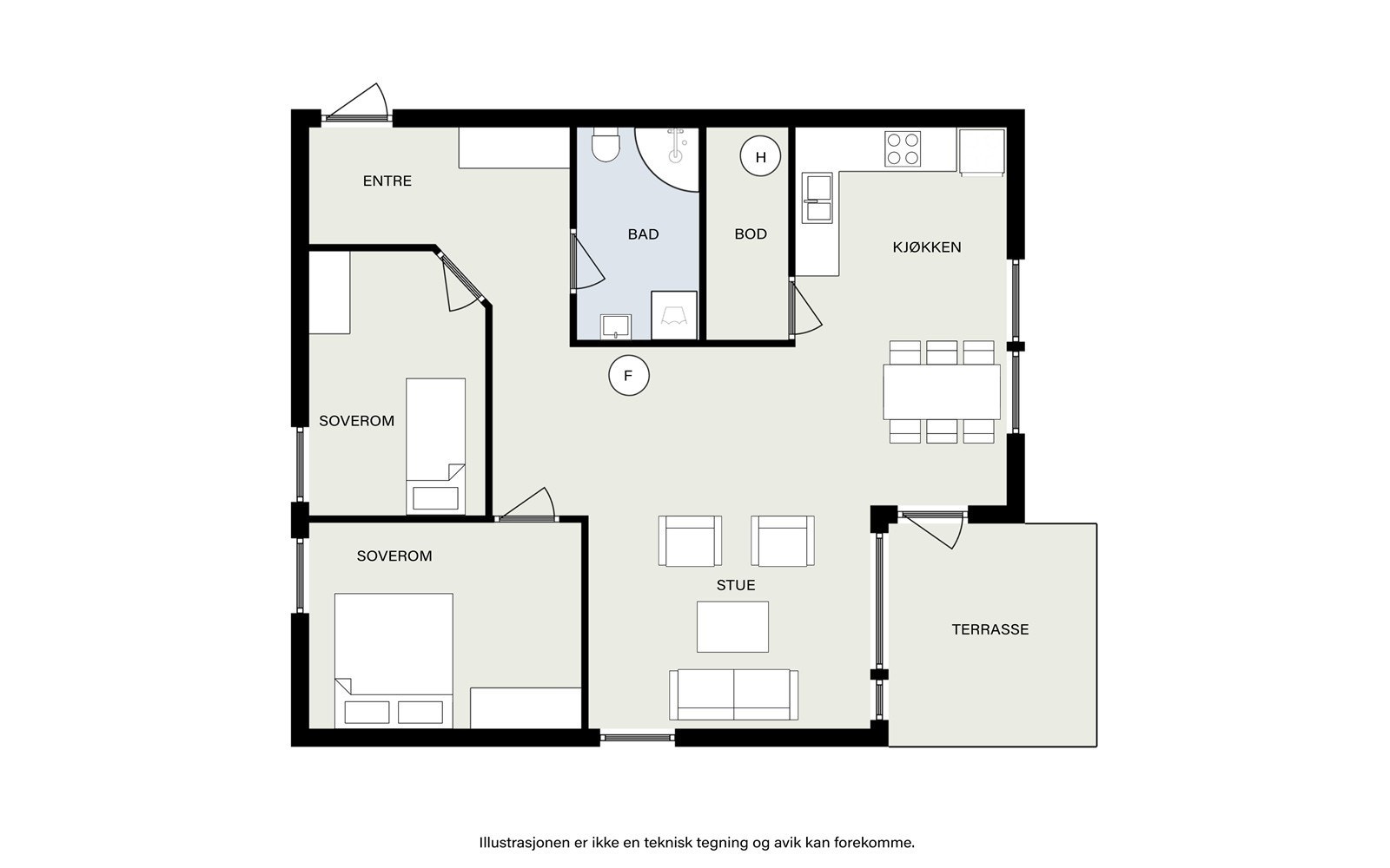 1. etasje Galleribilde