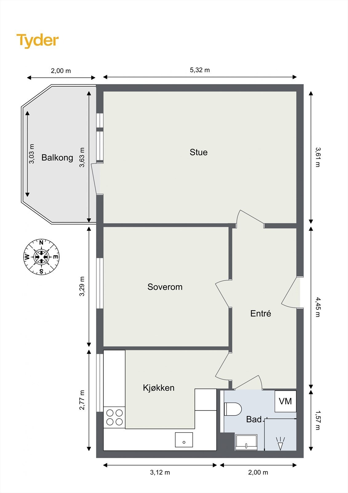 Planskisse Galleribilde